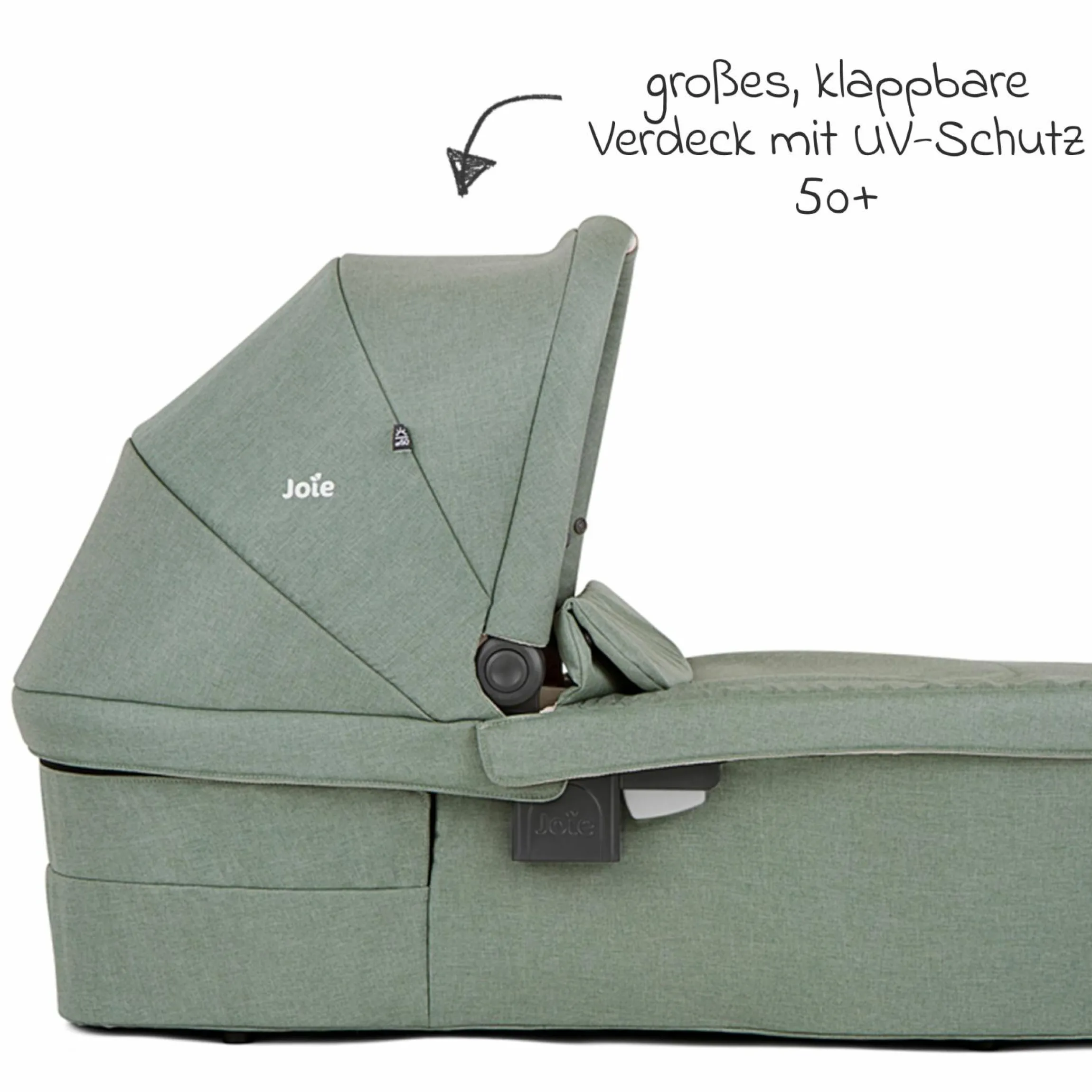 Babywanne Ramble XL ab Geburt - 9 Monate für Versatrax, Versatrax E ink. Regenschutz - Laurel
