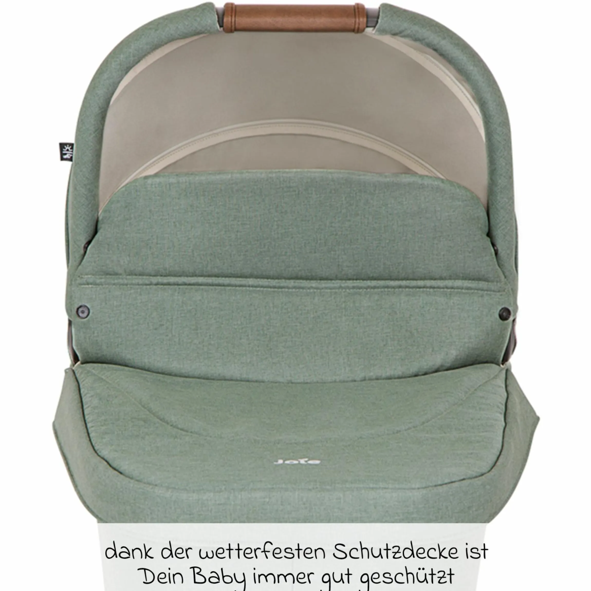 Babywanne Ramble XL ab Geburt - 9 Monate für Versatrax, Versatrax E ink. Regenschutz - Laurel