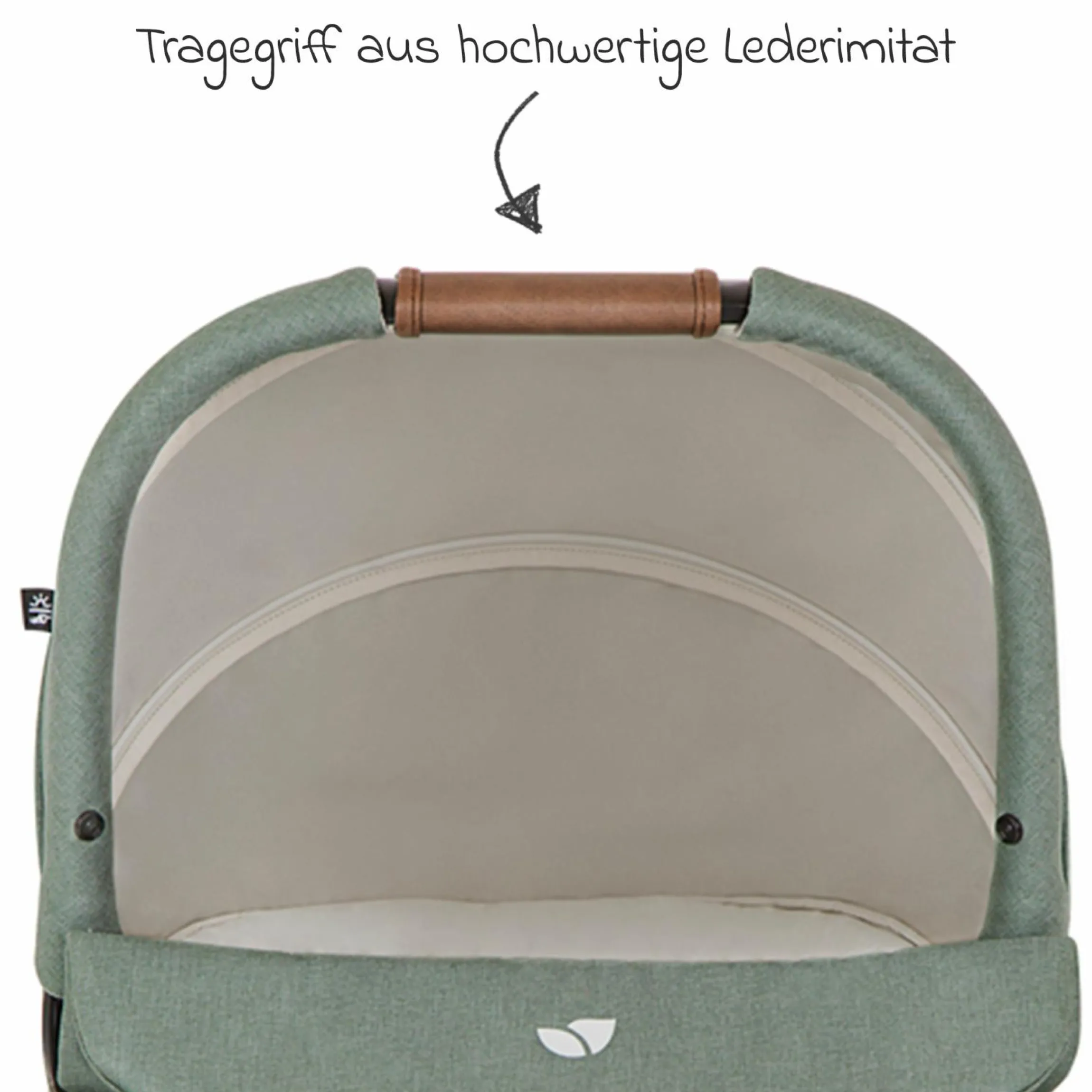 Babywanne Ramble XL ab Geburt - 9 Monate für Versatrax, Versatrax E ink. Regenschutz - Laurel