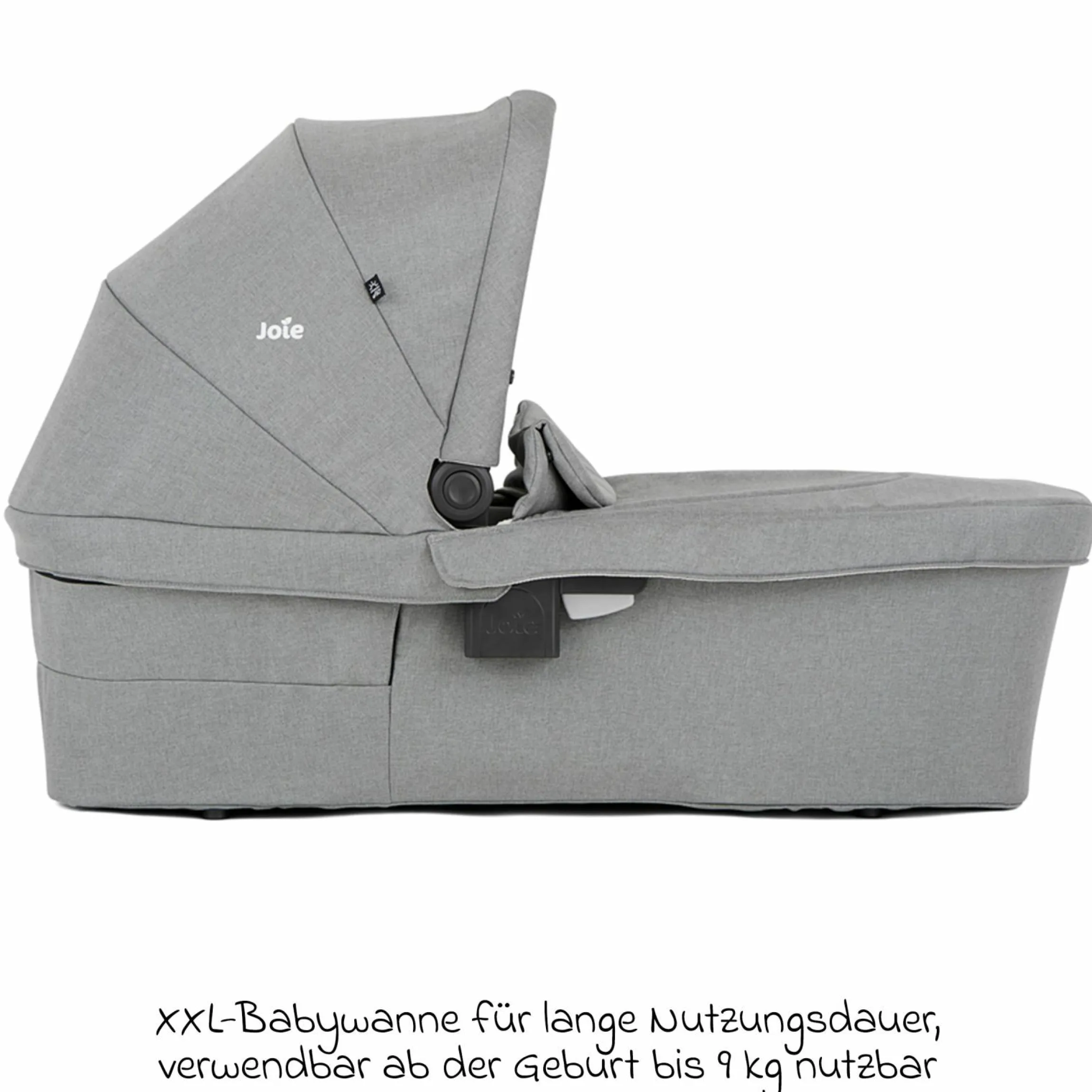Babywanne Ramble XL ab Geburt - 9 Monate für Versatrax, Versatrax E ink. Regenschutz - Pebble