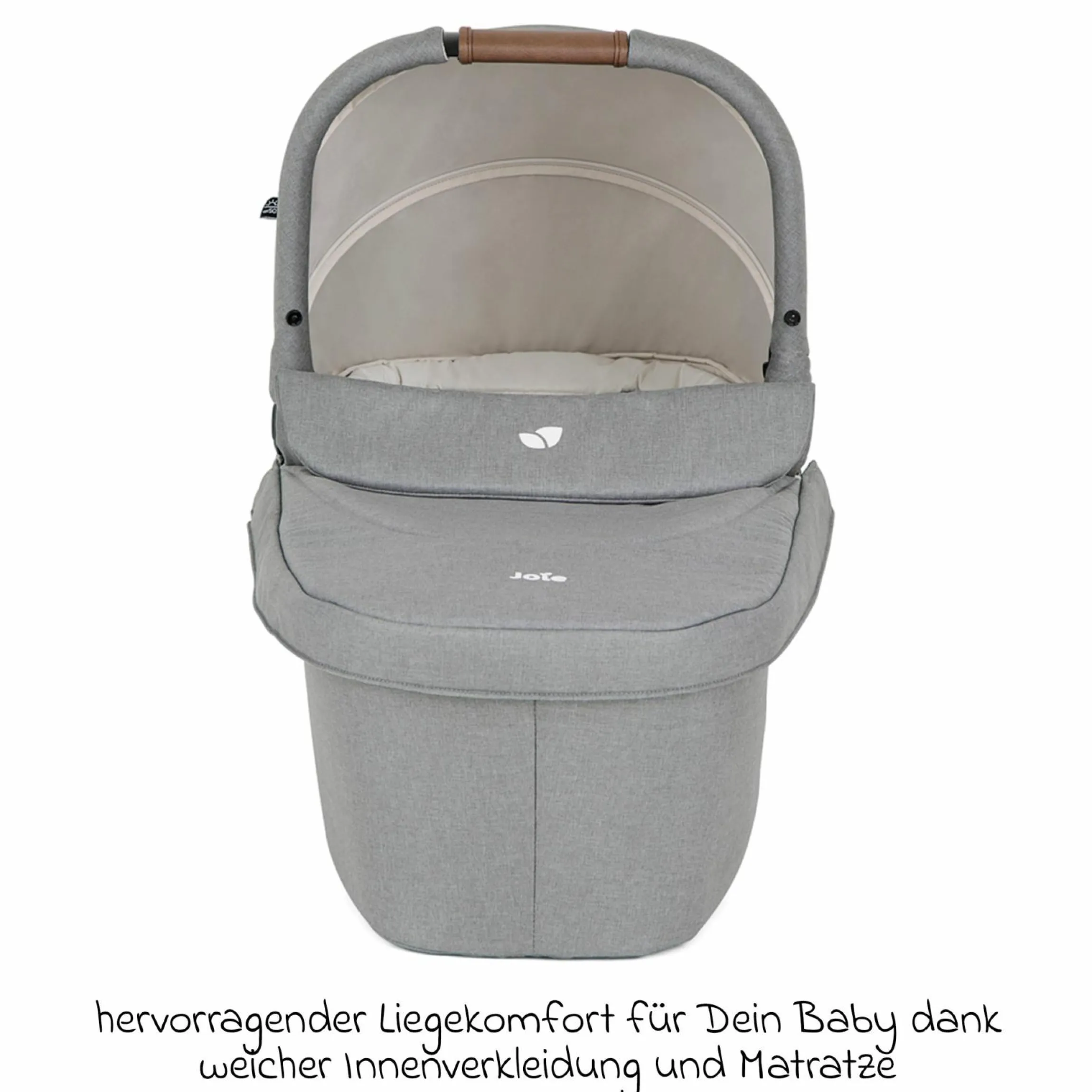 Babywanne Ramble XL ab Geburt - 9 Monate für Versatrax, Versatrax E ink. Regenschutz - Pebble