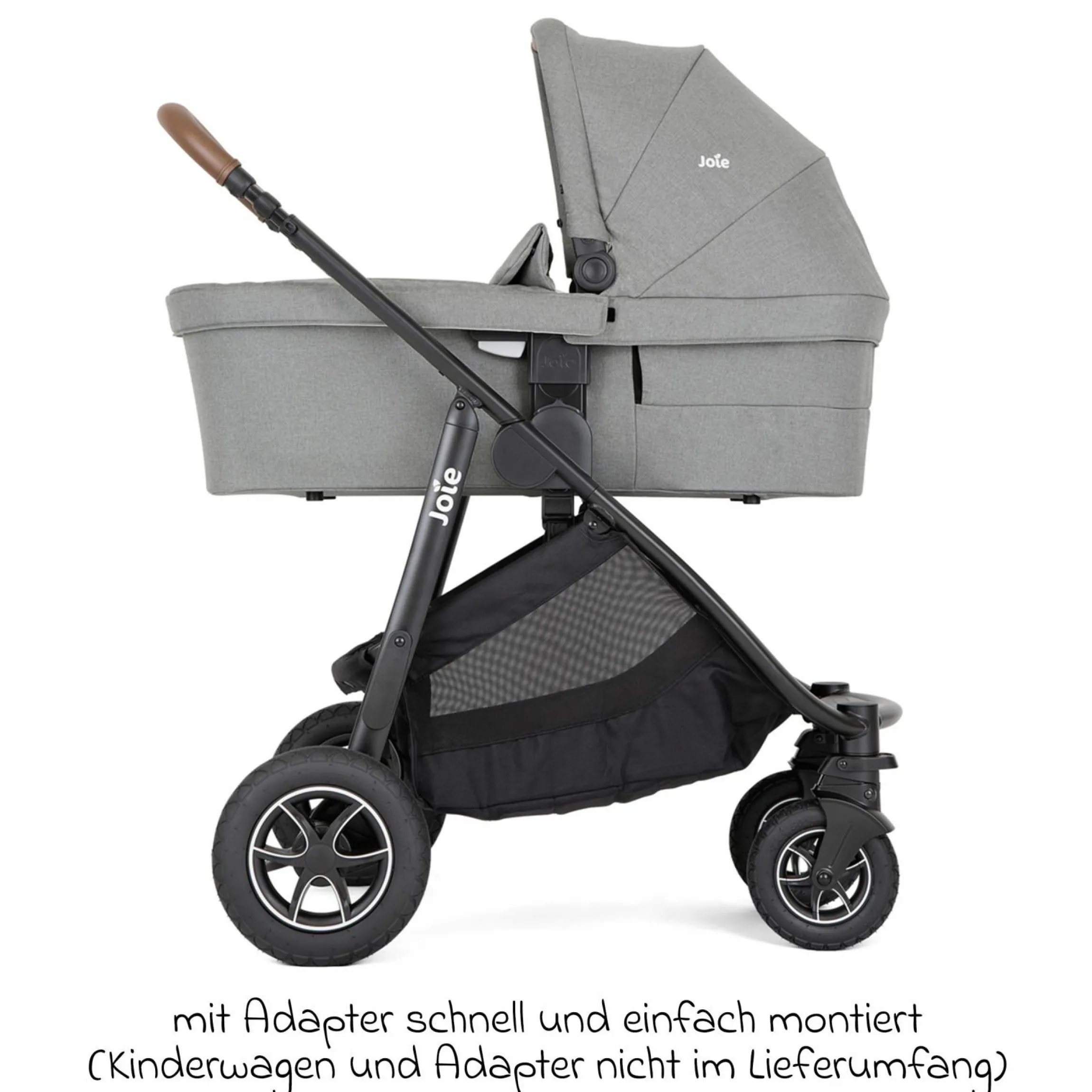 Babywanne Ramble XL ab Geburt - 9 Monate für Versatrax, Versatrax E ink. Regenschutz - Pebble