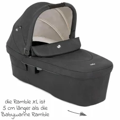 Babywanne Ramble XL ab Geburt - 9 Monate für Versatrax, Versatrax E ink. Regenschutz - Shale