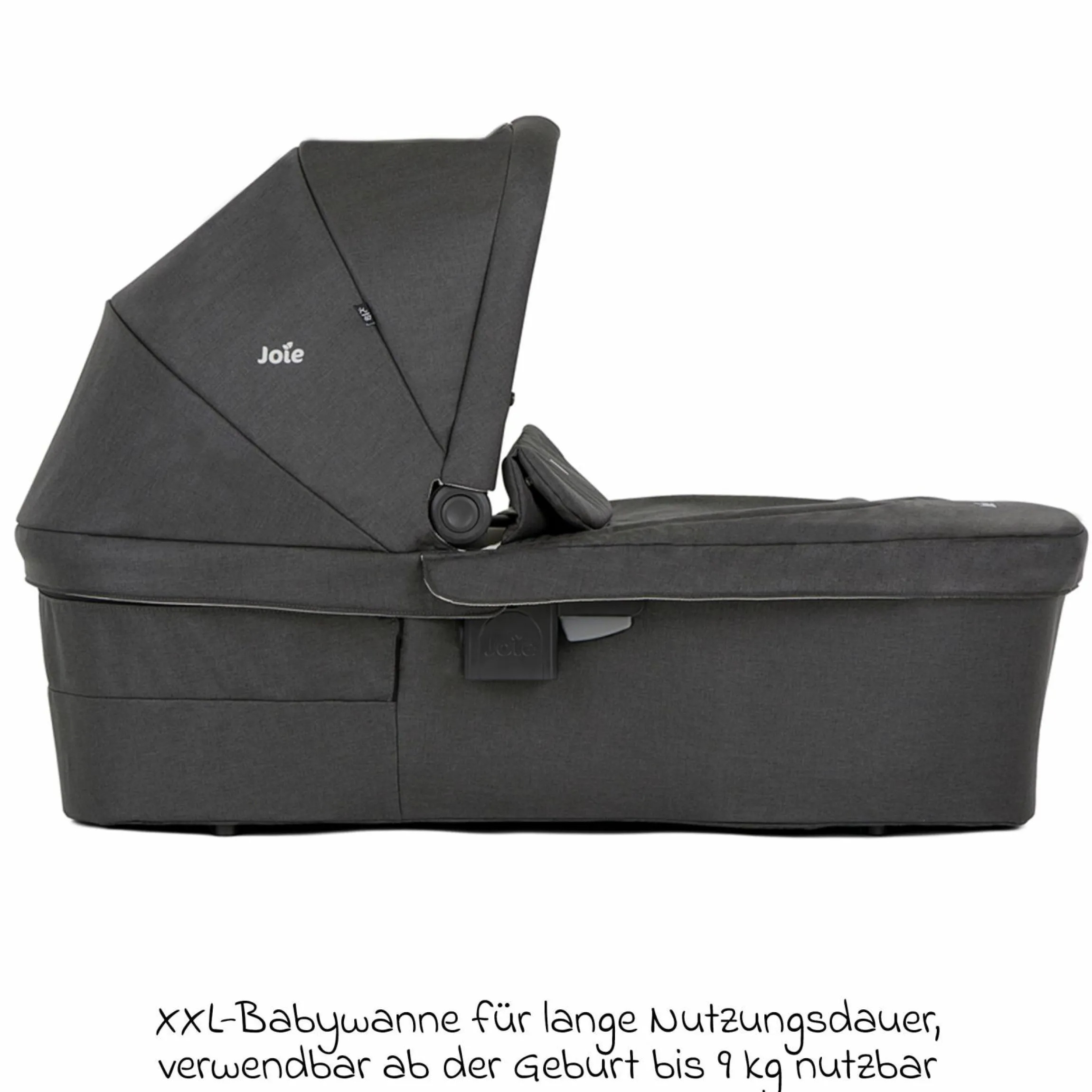 Babywanne Ramble XL ab Geburt - 9 Monate für Versatrax, Versatrax E ink. Regenschutz - Shale