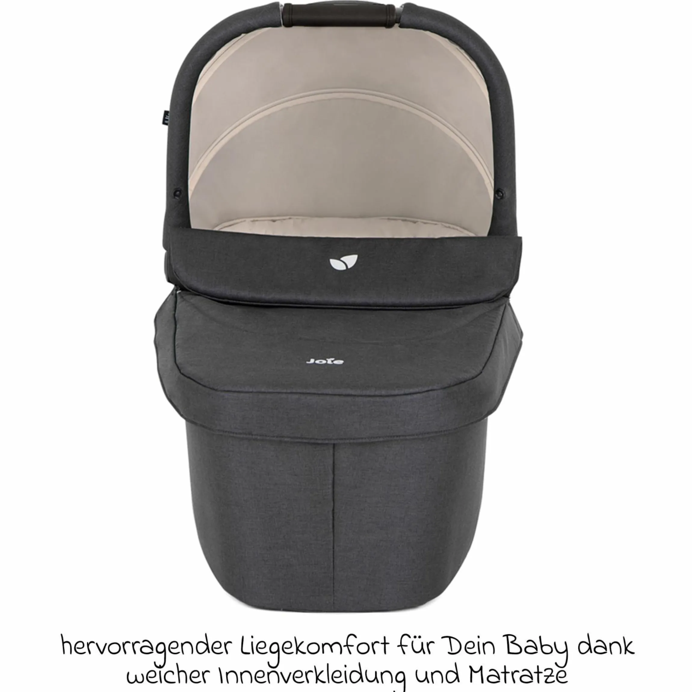 Babywanne Ramble XL ab Geburt - 9 Monate für Versatrax, Versatrax E ink. Regenschutz - Shale