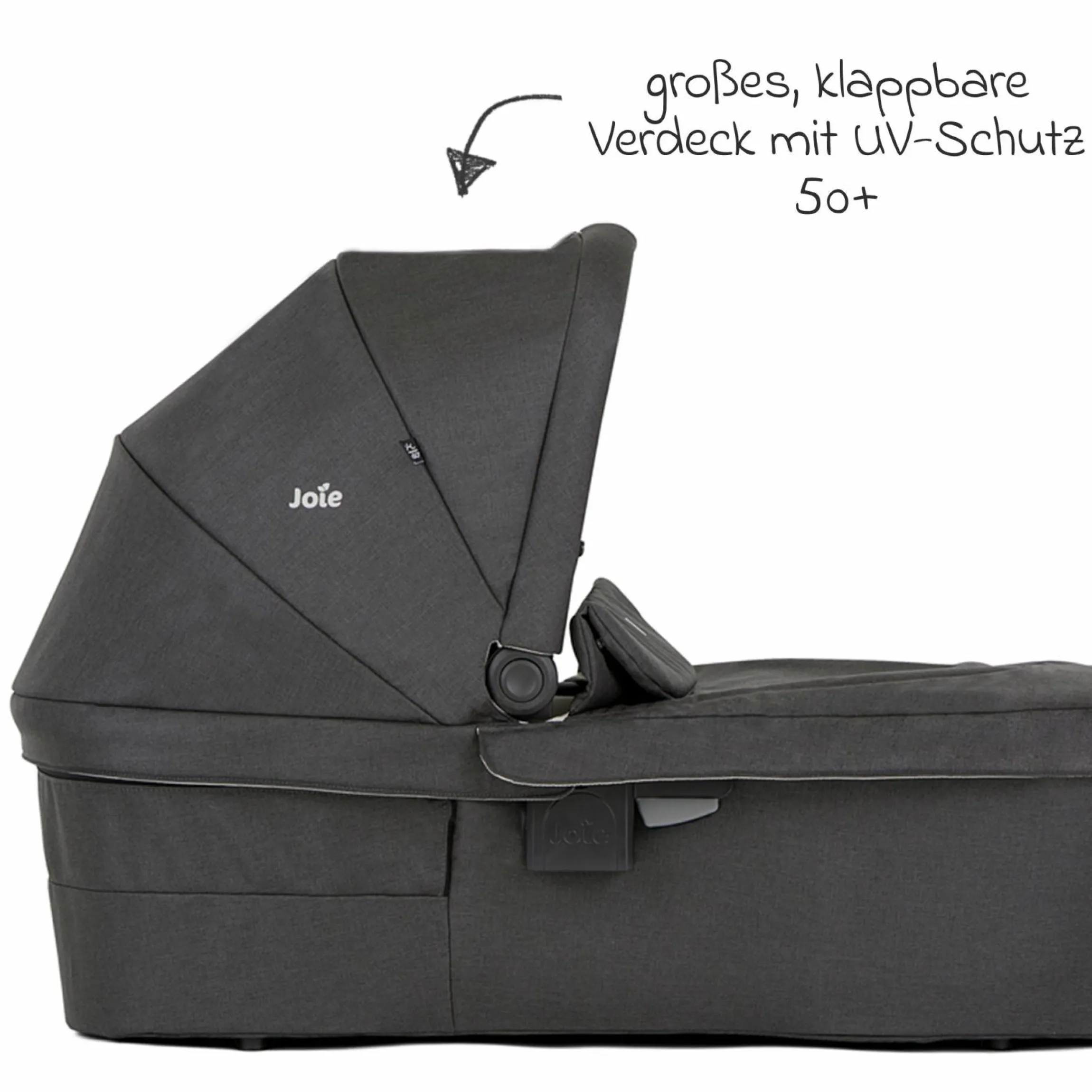 Babywanne Ramble XL ab Geburt - 9 Monate für Versatrax, Versatrax E ink. Regenschutz - Shale