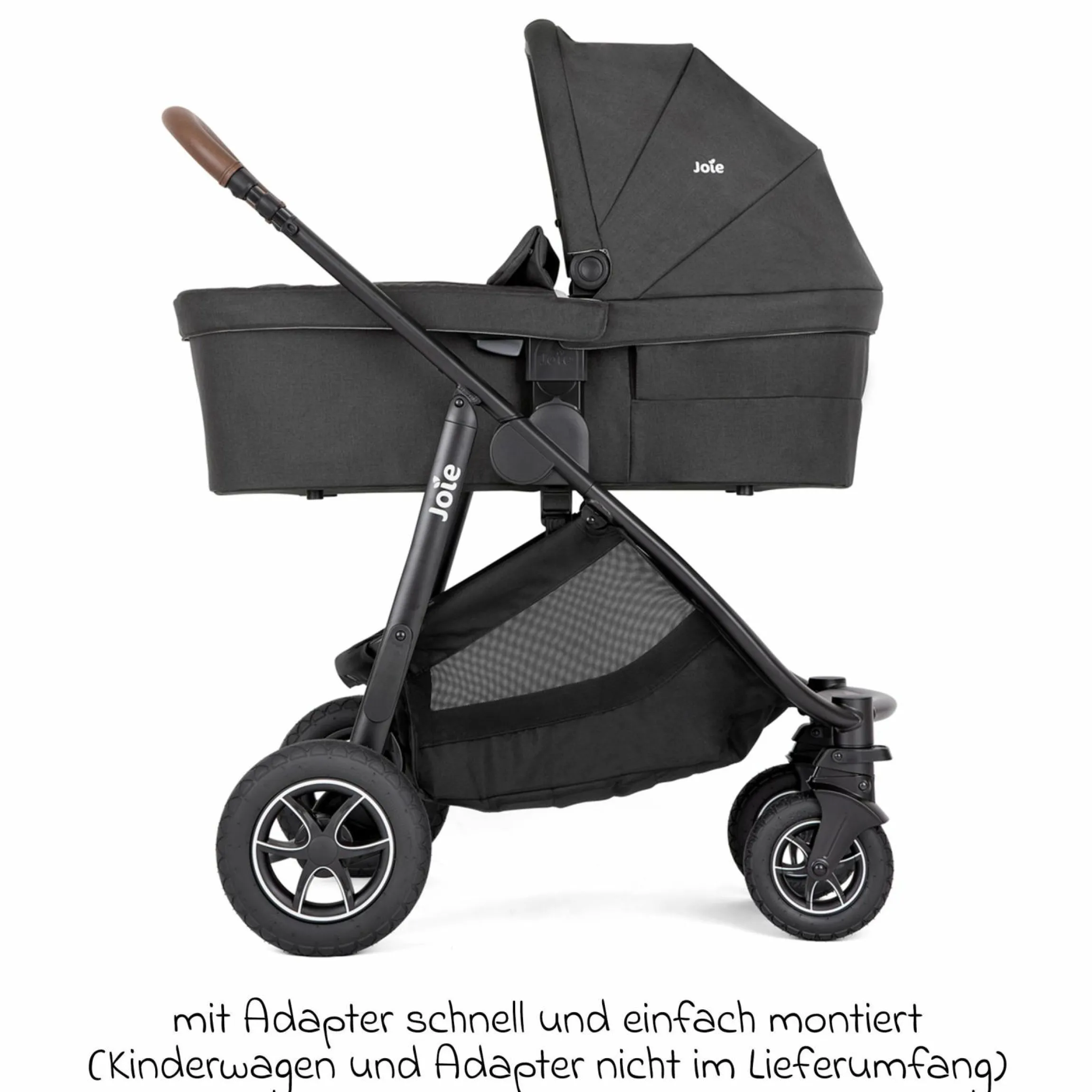 Babywanne Ramble XL ab Geburt - 9 Monate für Versatrax, Versatrax E ink. Regenschutz - Shale