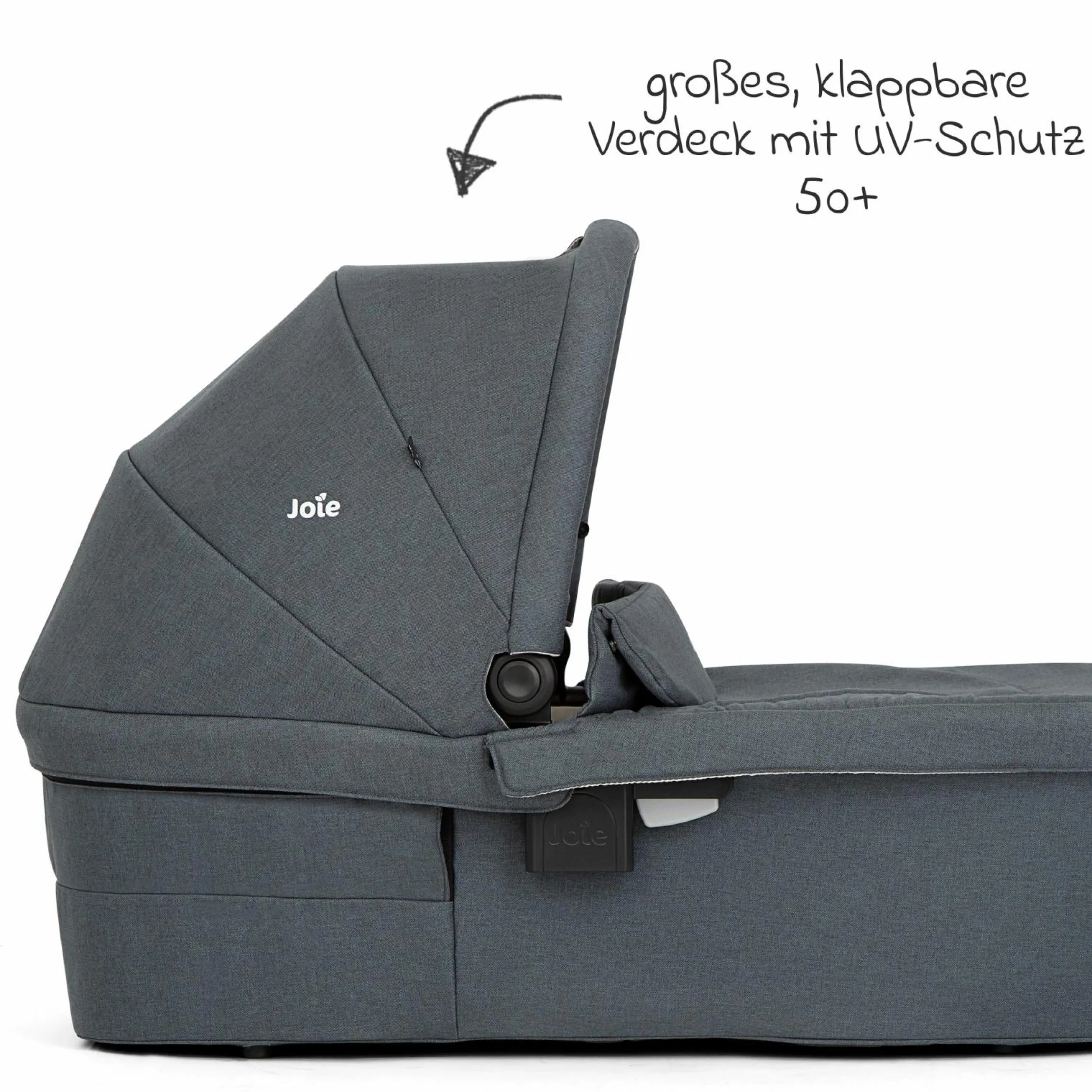 Babywanne Ramble XL ab Geburt - 9 Monate für Versatrax, Versatrax E ink. Regenschutz - Moonlight