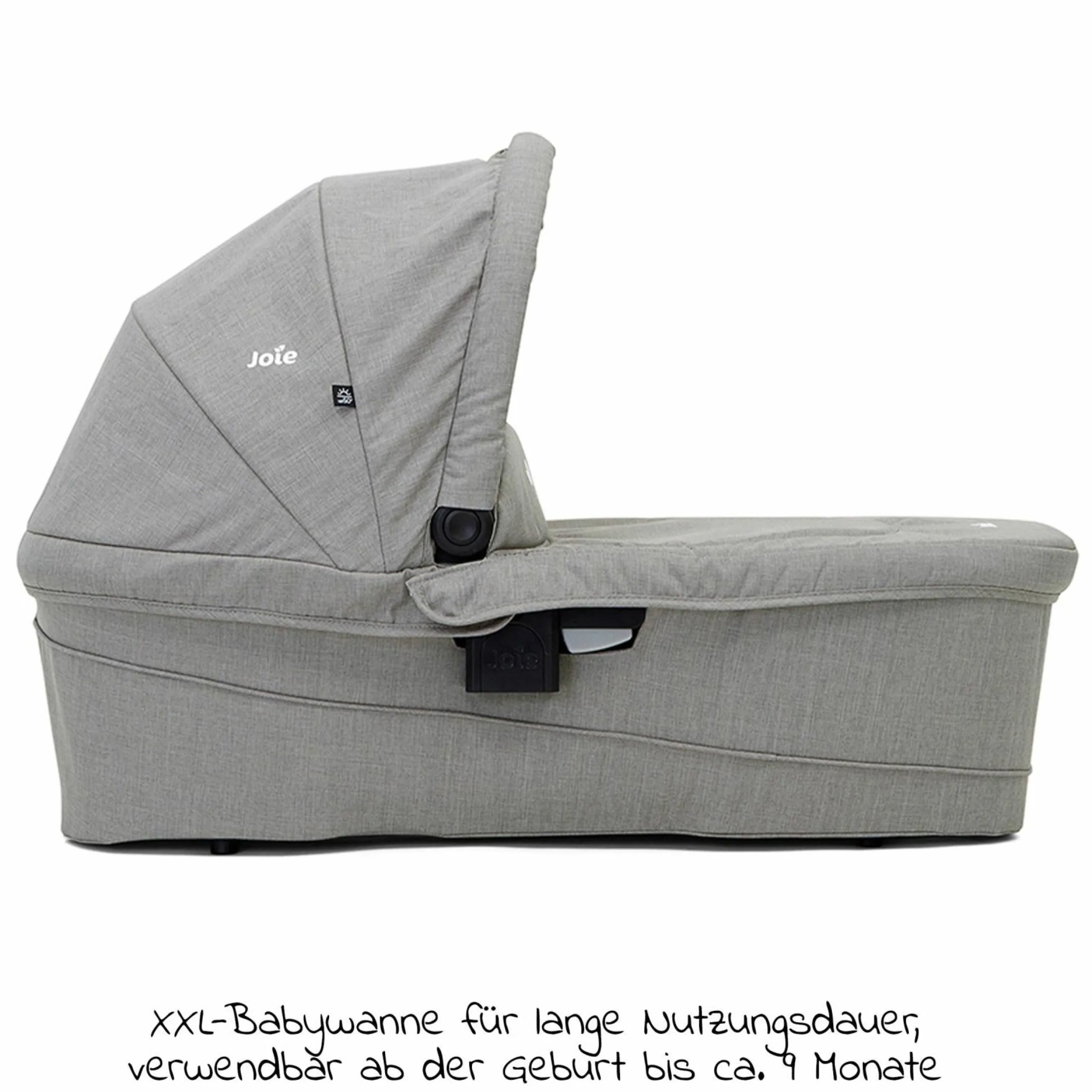 Babywanne Ramble XL für Versatrax & Versatrax E inkl. Regenschutz - Pebble