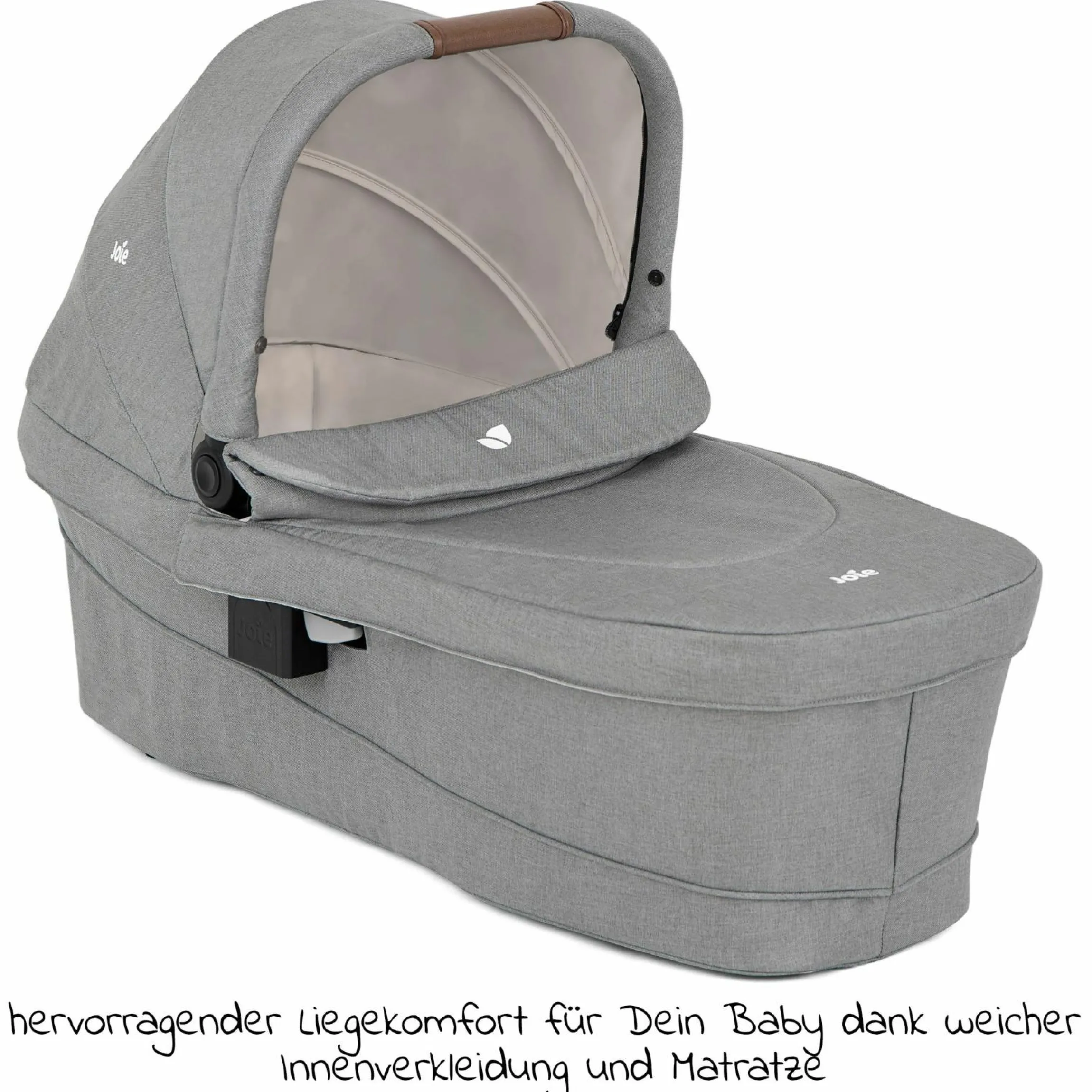 Babywanne Ramble XL für Versatrax & Versatrax E inkl. Regenschutz - Pebble