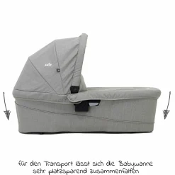 Babywanne Ramble XL für Versatrax & Versatrax E inkl. Regenschutz - Pebble