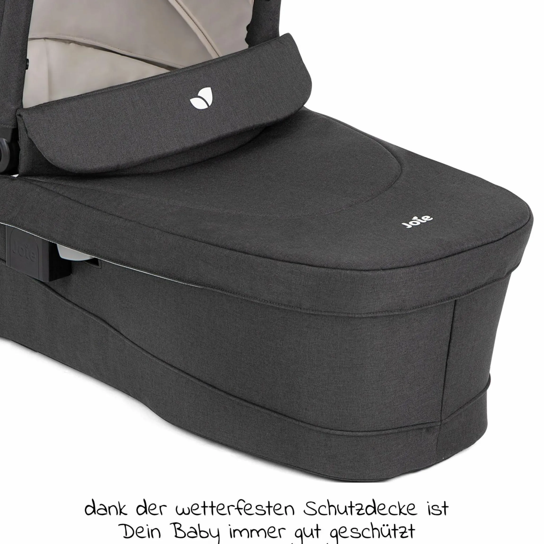Babywanne Ramble XL für Versatrax & Versatrax E inkl. Regenschutz - Shale