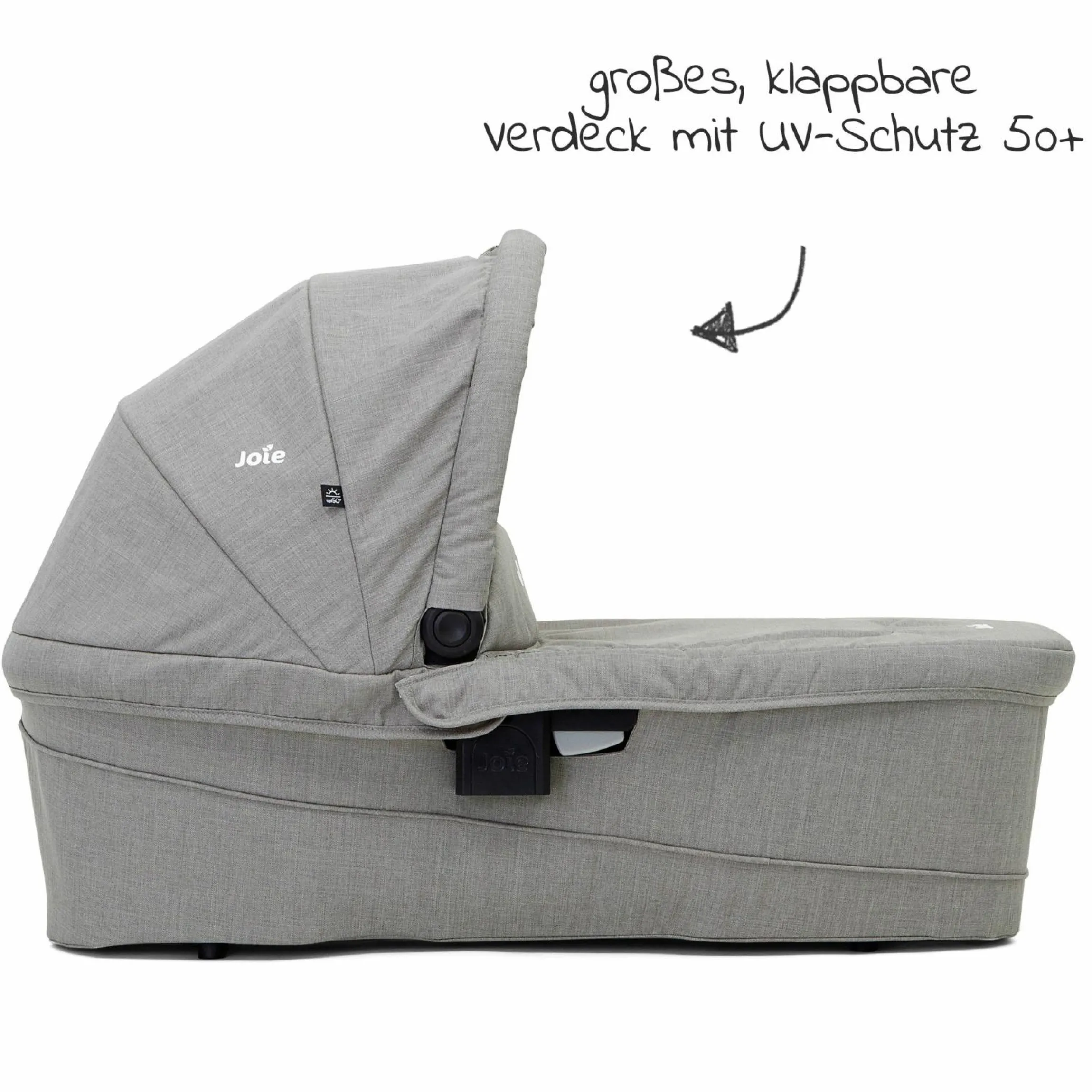 Babywanne Ramble XL für Versatrax, Versatrax E inkl. Regenschutz - Gray Flannel