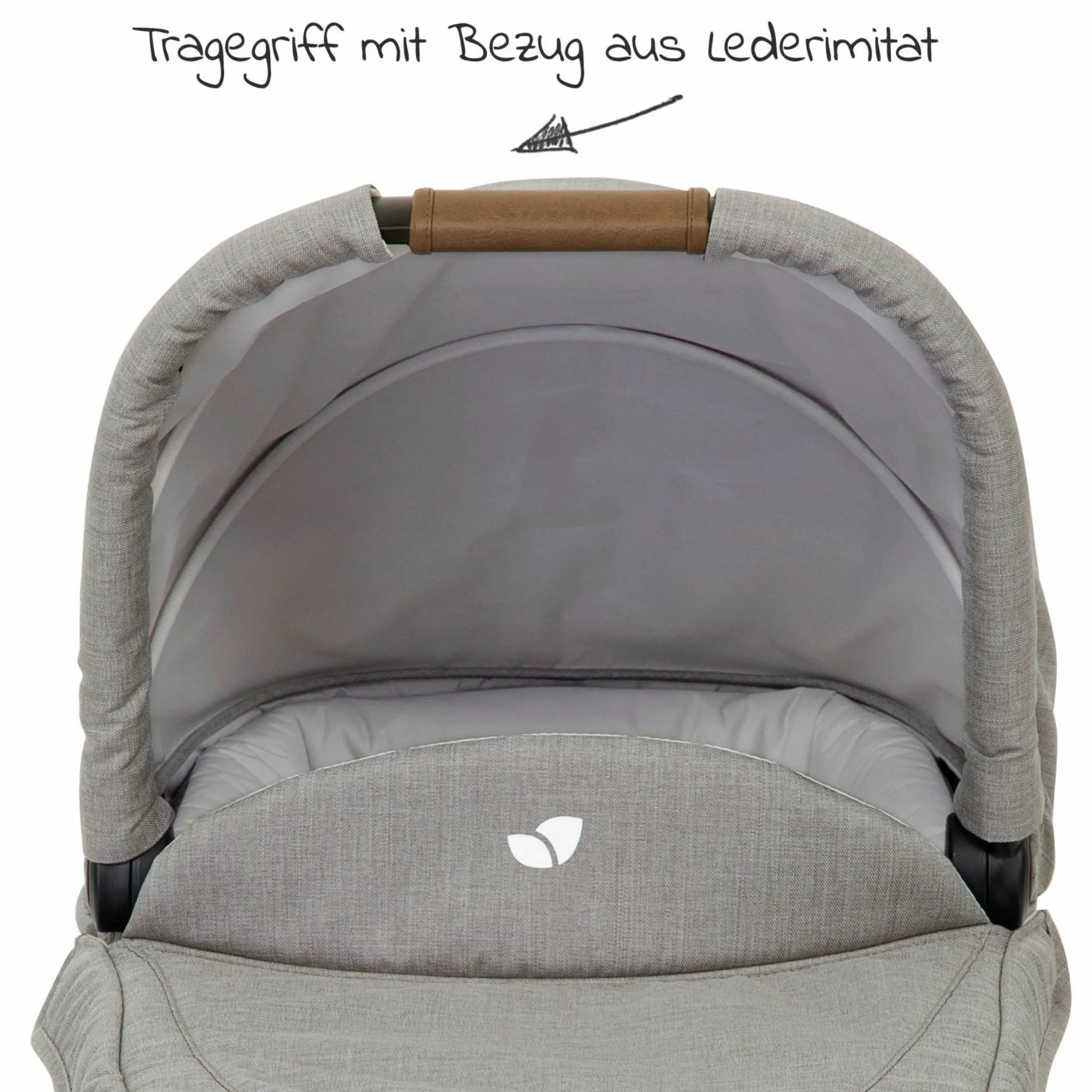 Babywanne Ramble XL für Versatrax, Versatrax E inkl. Regenschutz - Gray Flannel