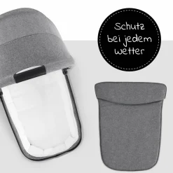 Babywanne Vision X - Melange Grey