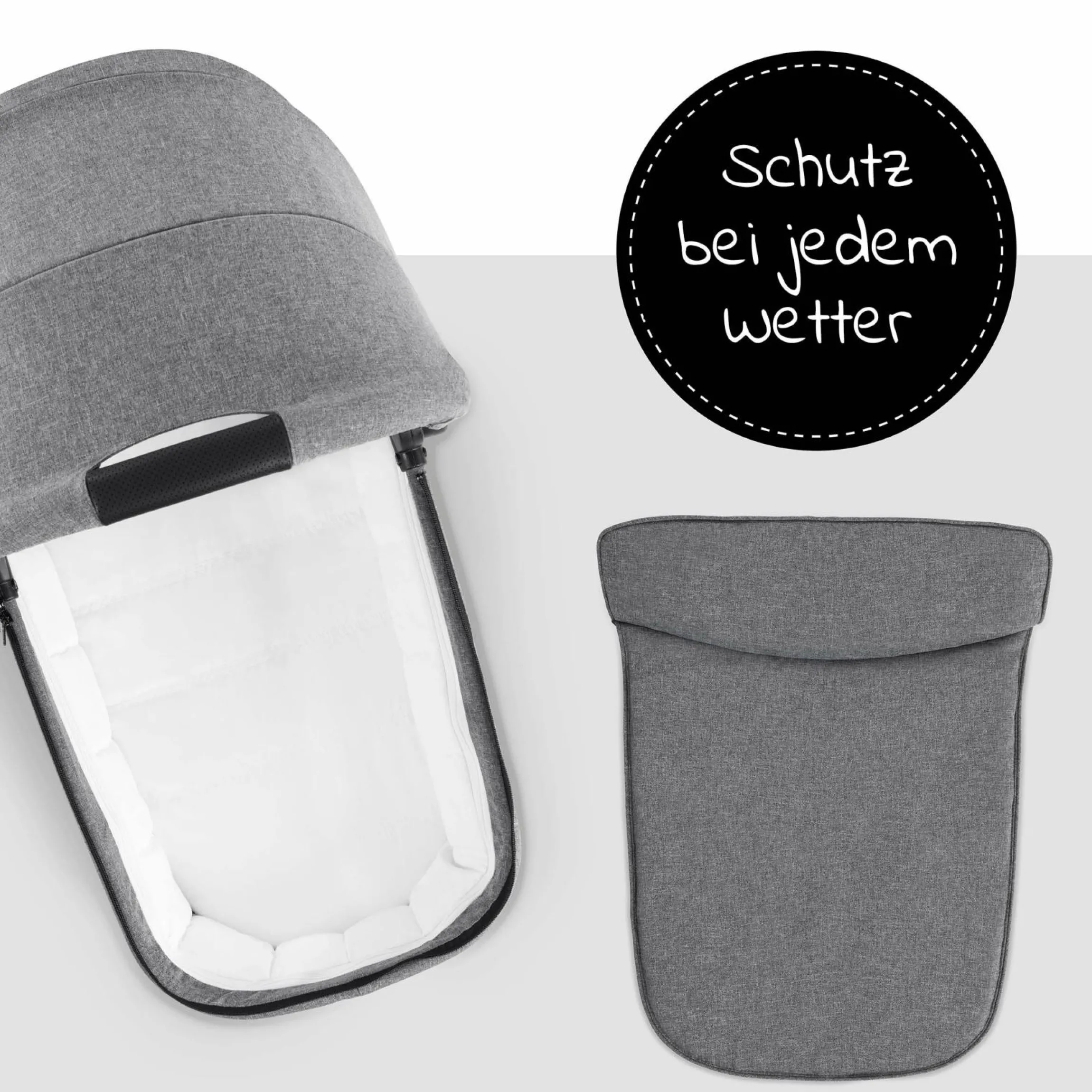 Babywanne Vision X - Melange Grey