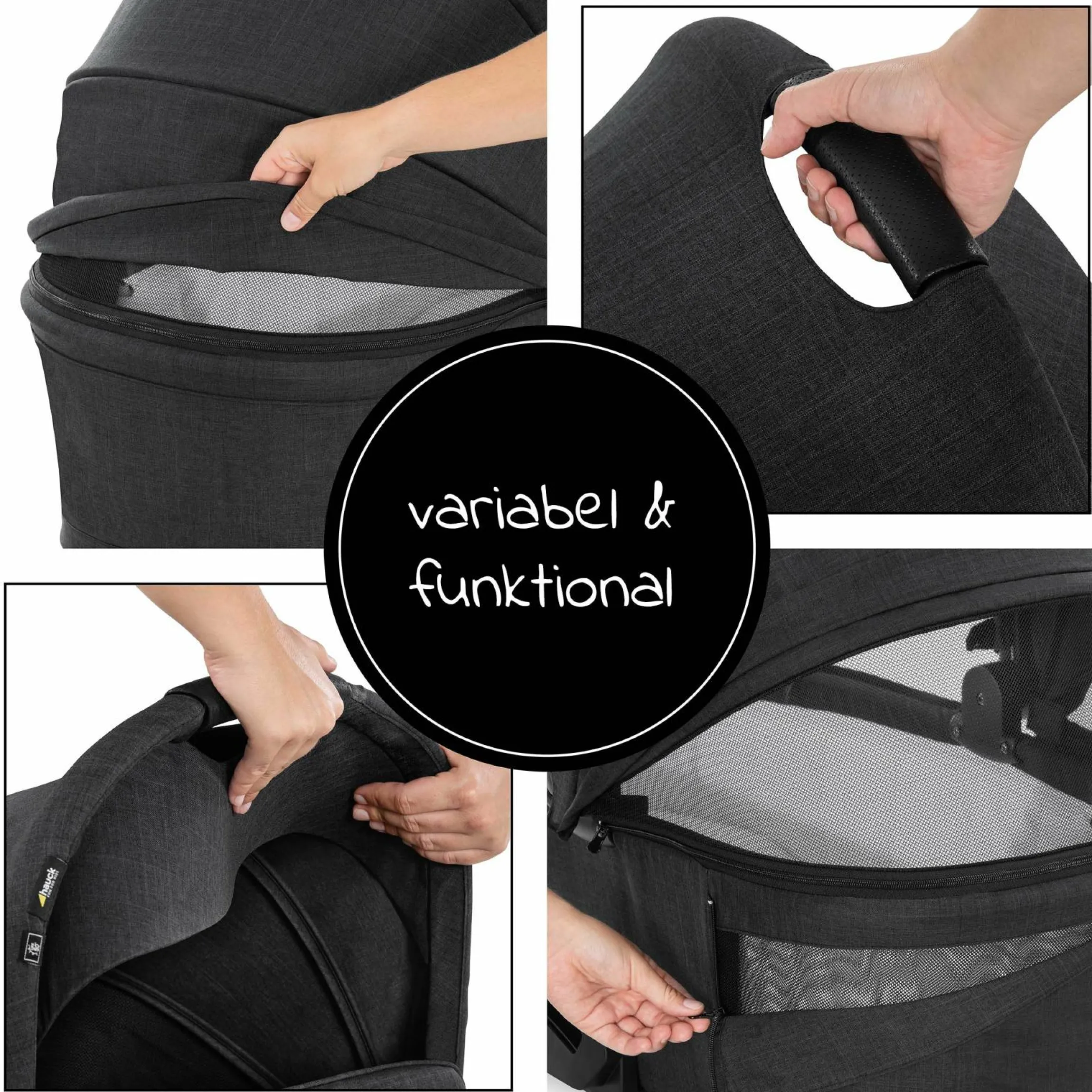 Babywanne Vision X - Melange Black