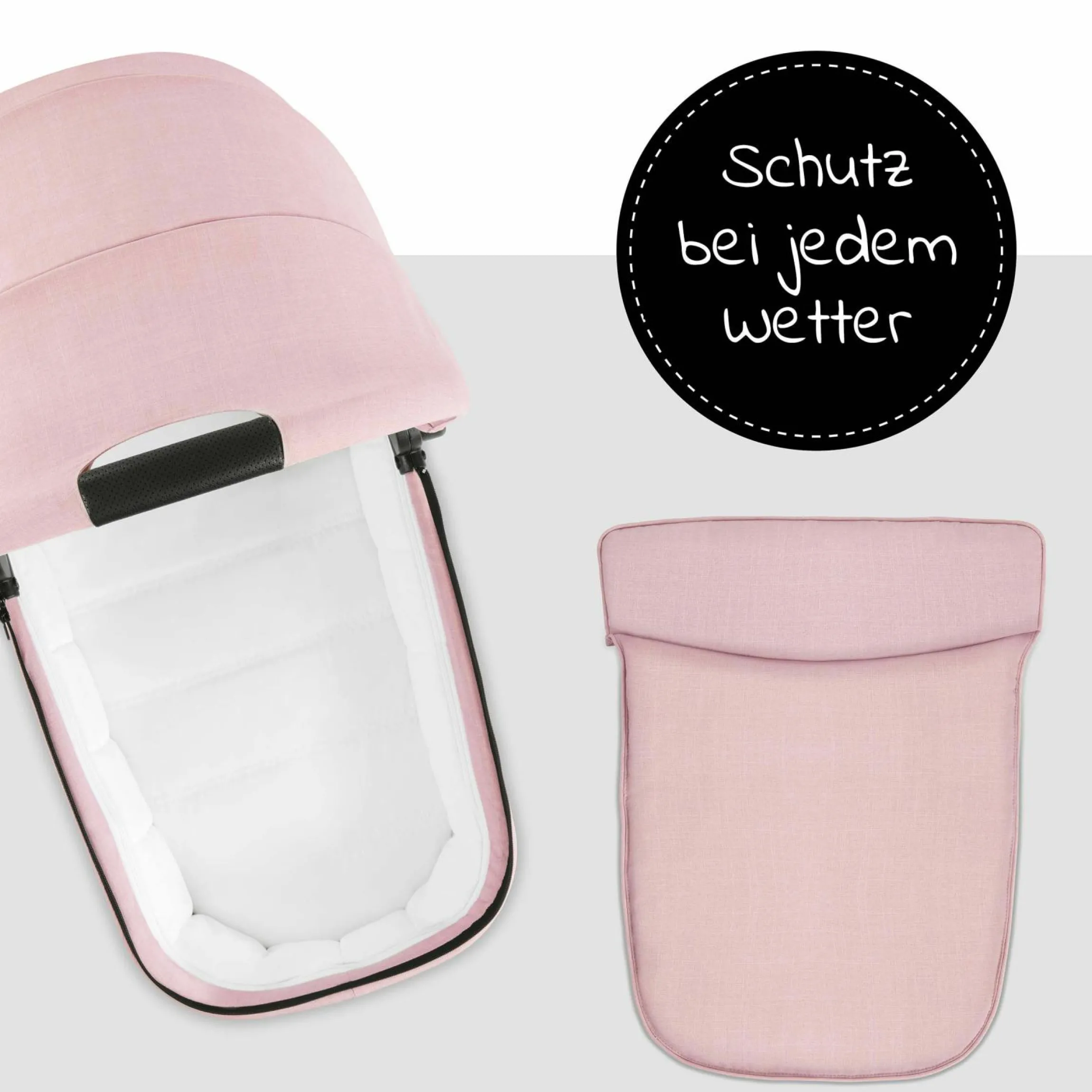 Babywanne Vision X - Melange Rose
