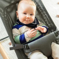 Babywippe Evolux ab der Geburt nutzbar Gewicht nur 3,8 kg - Natur Anthrazit