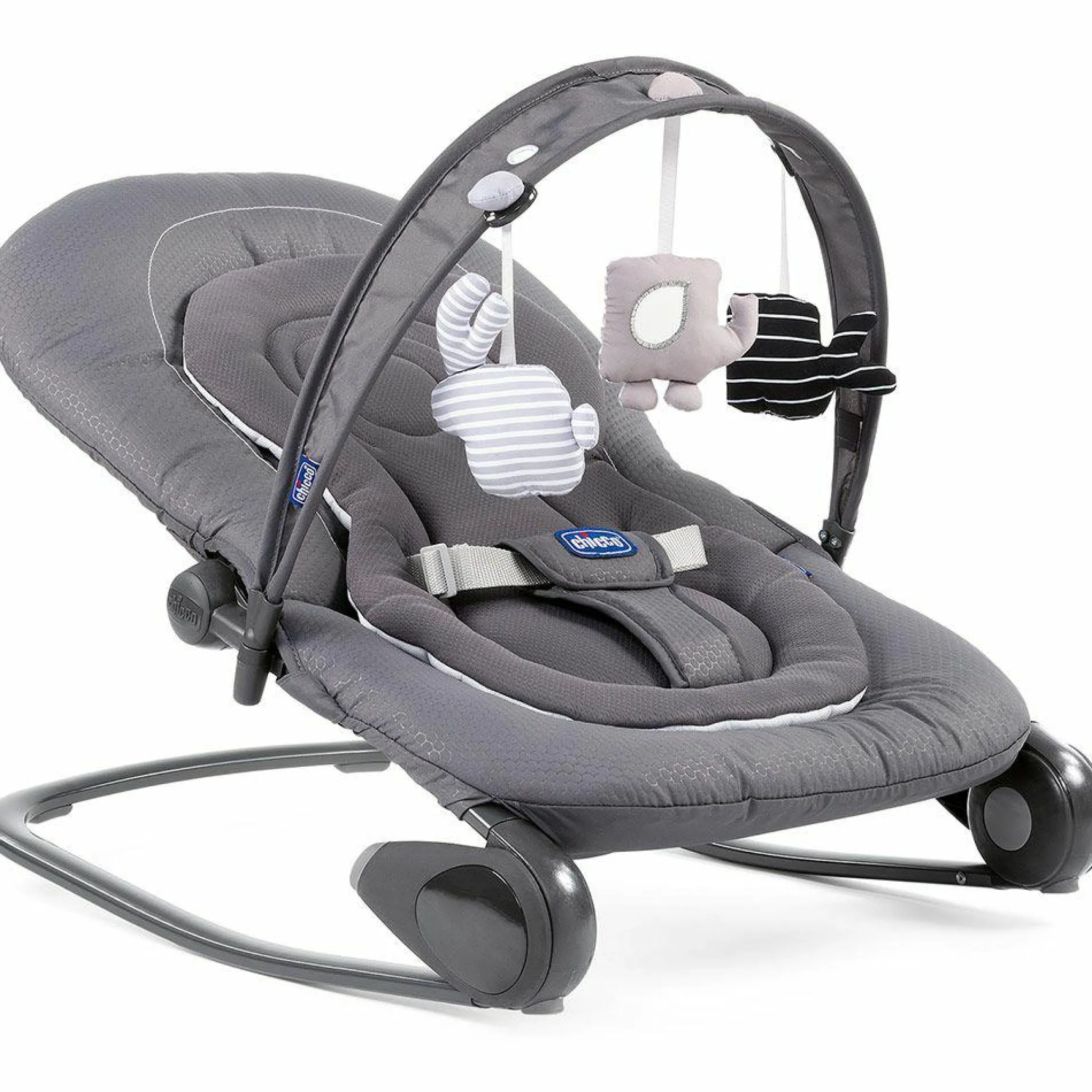 Babywippe Hoppla - Moon Grey