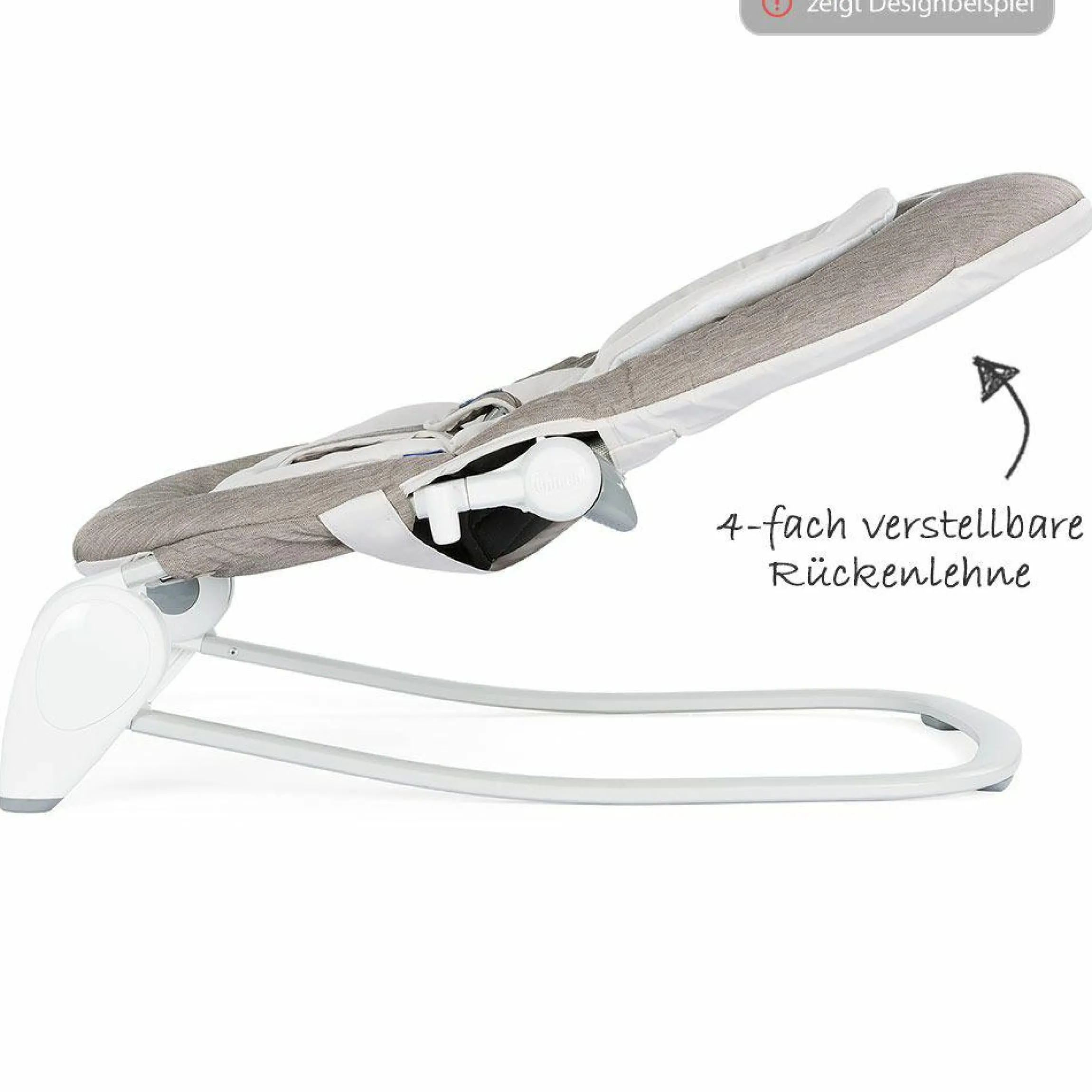 Babywippe Hoppla - Moon Grey