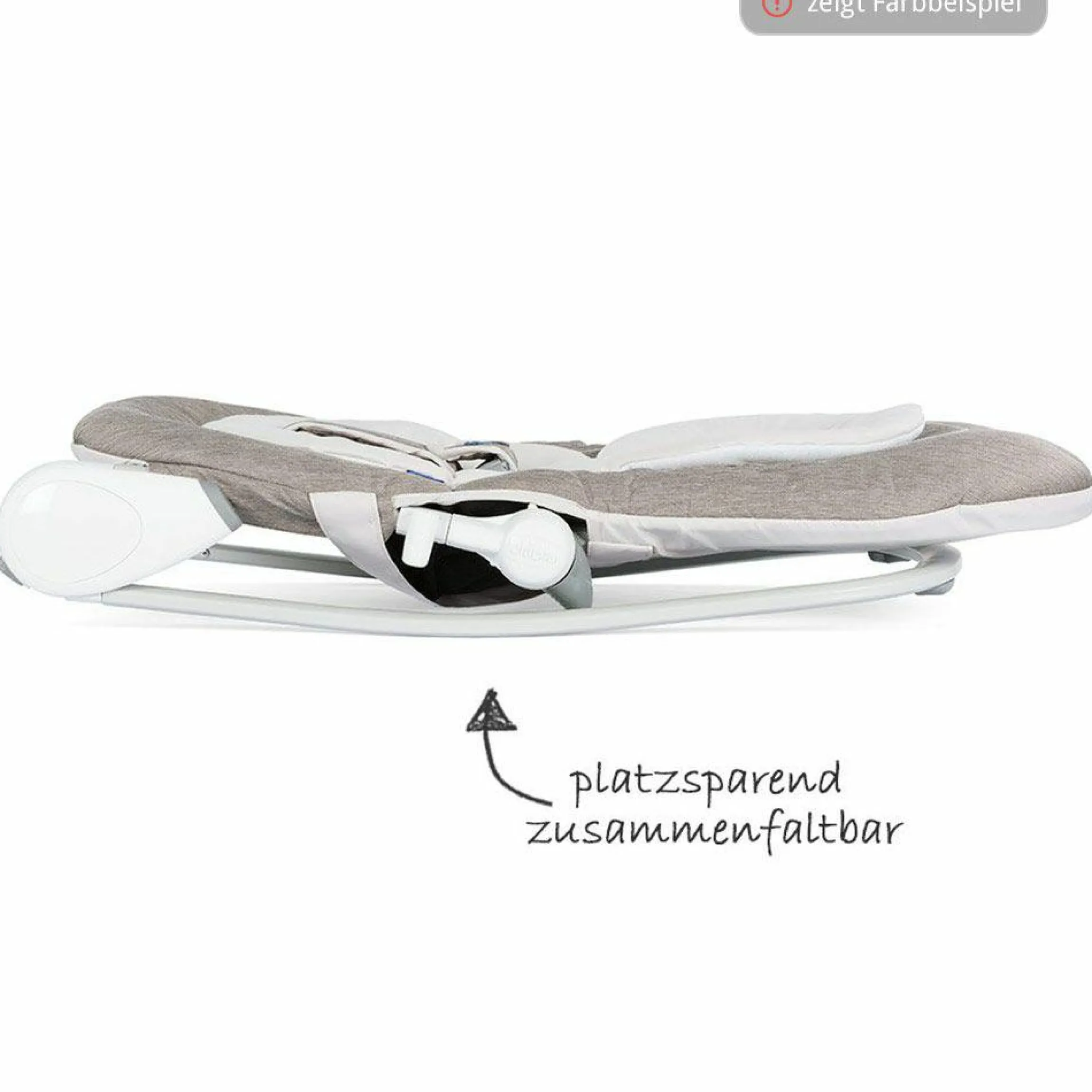Babywippe Hoppla - Moon Grey