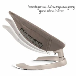 Babywippe LEAF grow ab Geburt - 60 kg inkl. Spielbügel mit 3 Spielfiguren - Cedar - Kollektion 2025