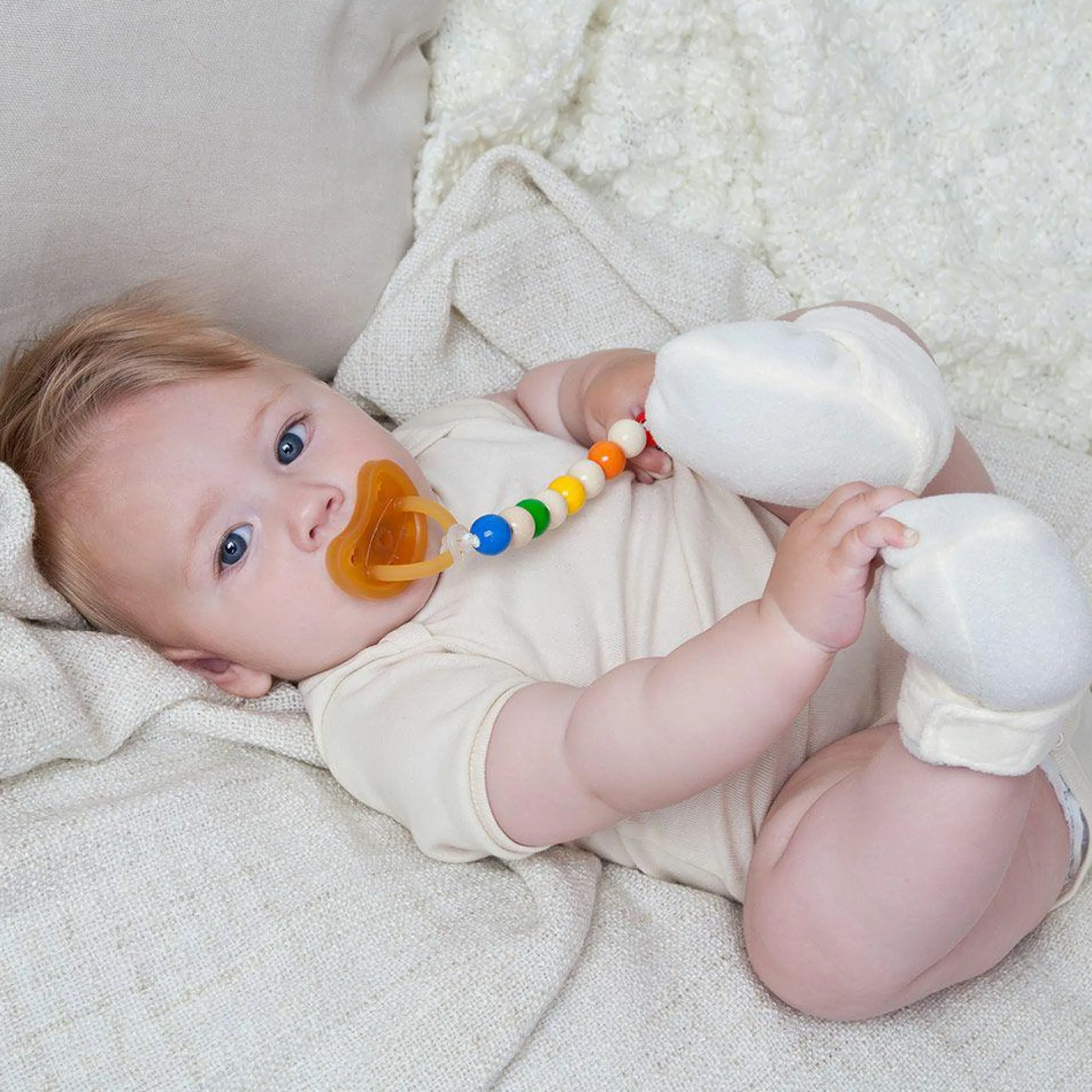 Baby-Wärmeschuh mit Rapssamen-Füllung 0 - 6 Monate
