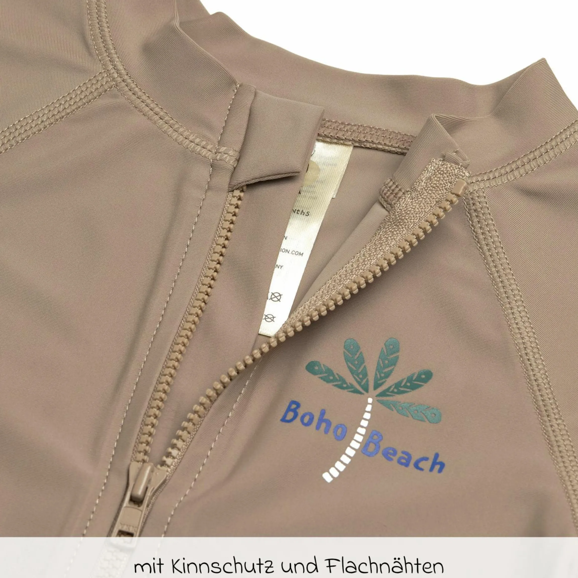 Badeanzug LSF Short Sleeve Sunsuit - Choco - Gr. 86