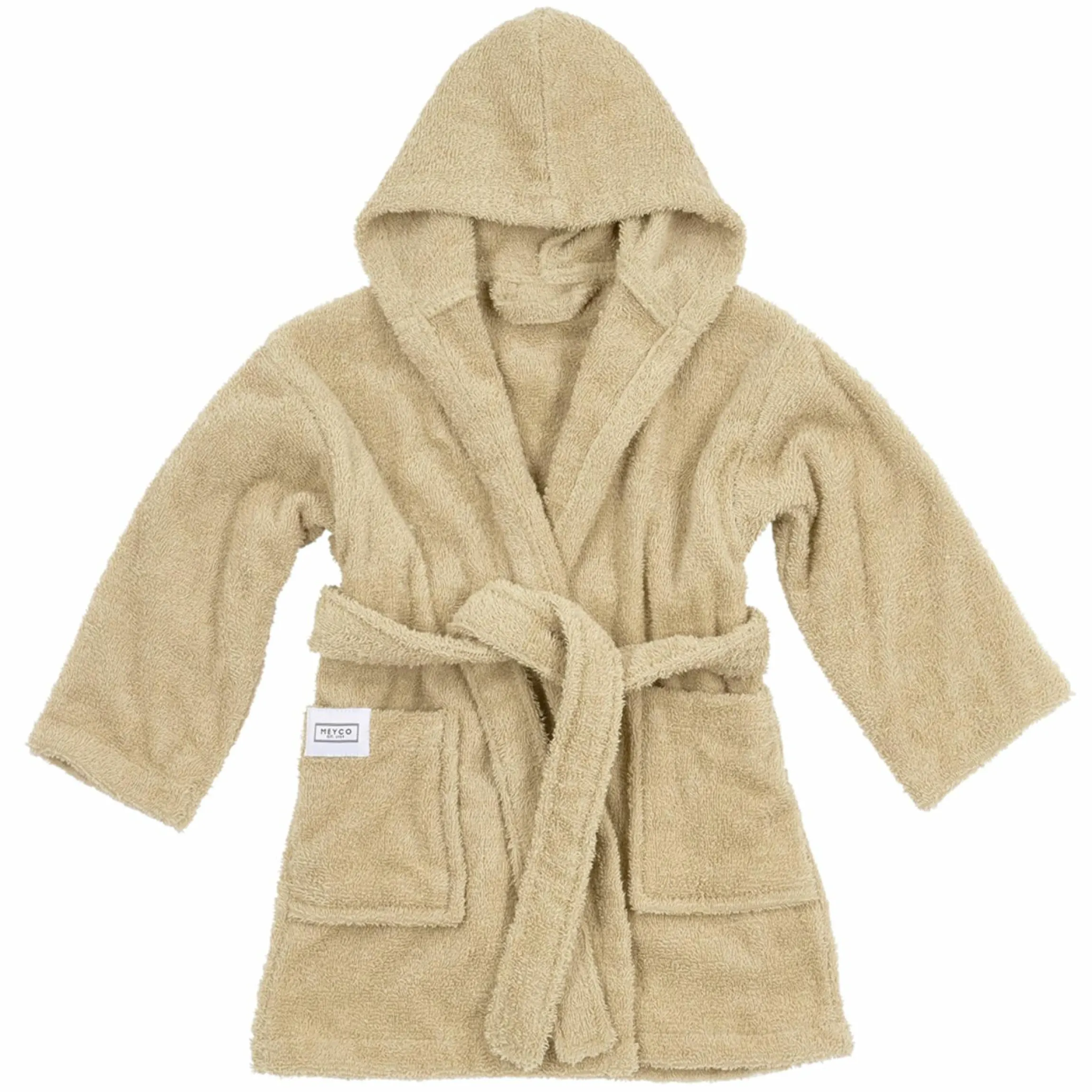 Bademantel Frottee - Sand - Gr. 86/92