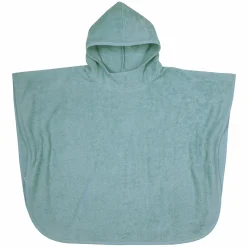 Bade-Poncho 75 x 60 cm - Uni Eisblau