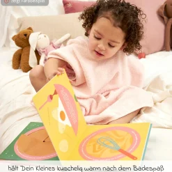 Badeponcho Frottee 1 - 3 Jahre - Sand