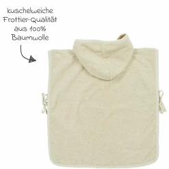 Badeponcho Popcorn 1 - 3 Jahre - Soft Sand
