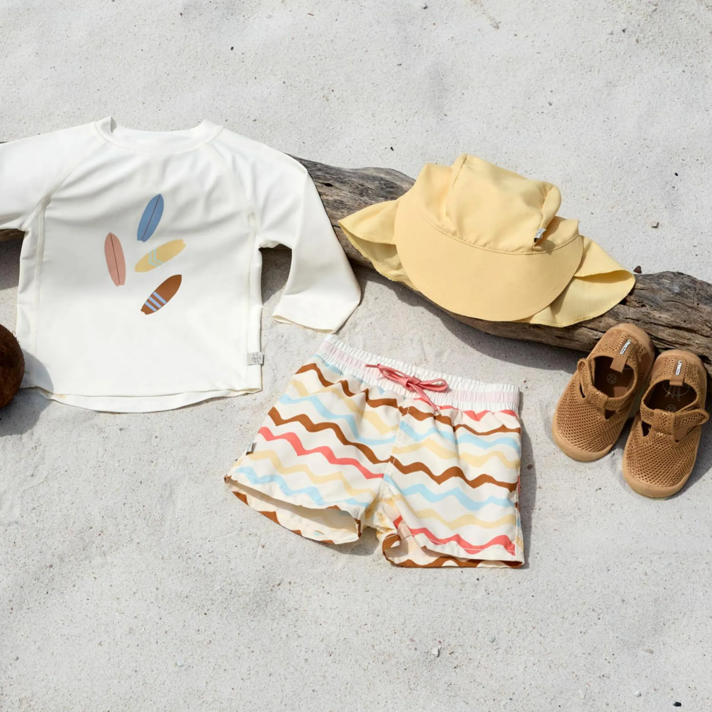 Bade-Schuh LSF Beach Sandals - Almond - Gr. 25
