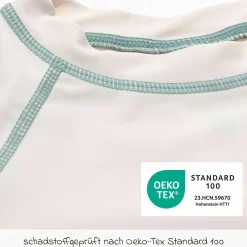 Bade-Set Shirt & Leggings mit UV-Schutz - Krabbe - Offwhite / Mint - Gr. 98