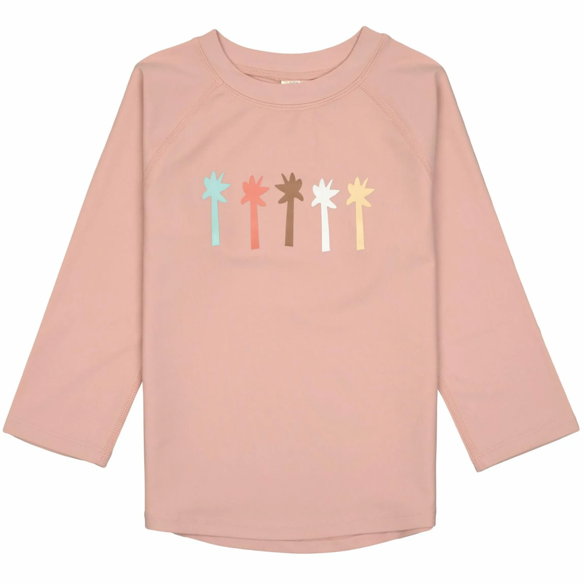 Bade-Shirt LSF Long Sleeve Rashguard - Palms - Peach - Gr. 98
