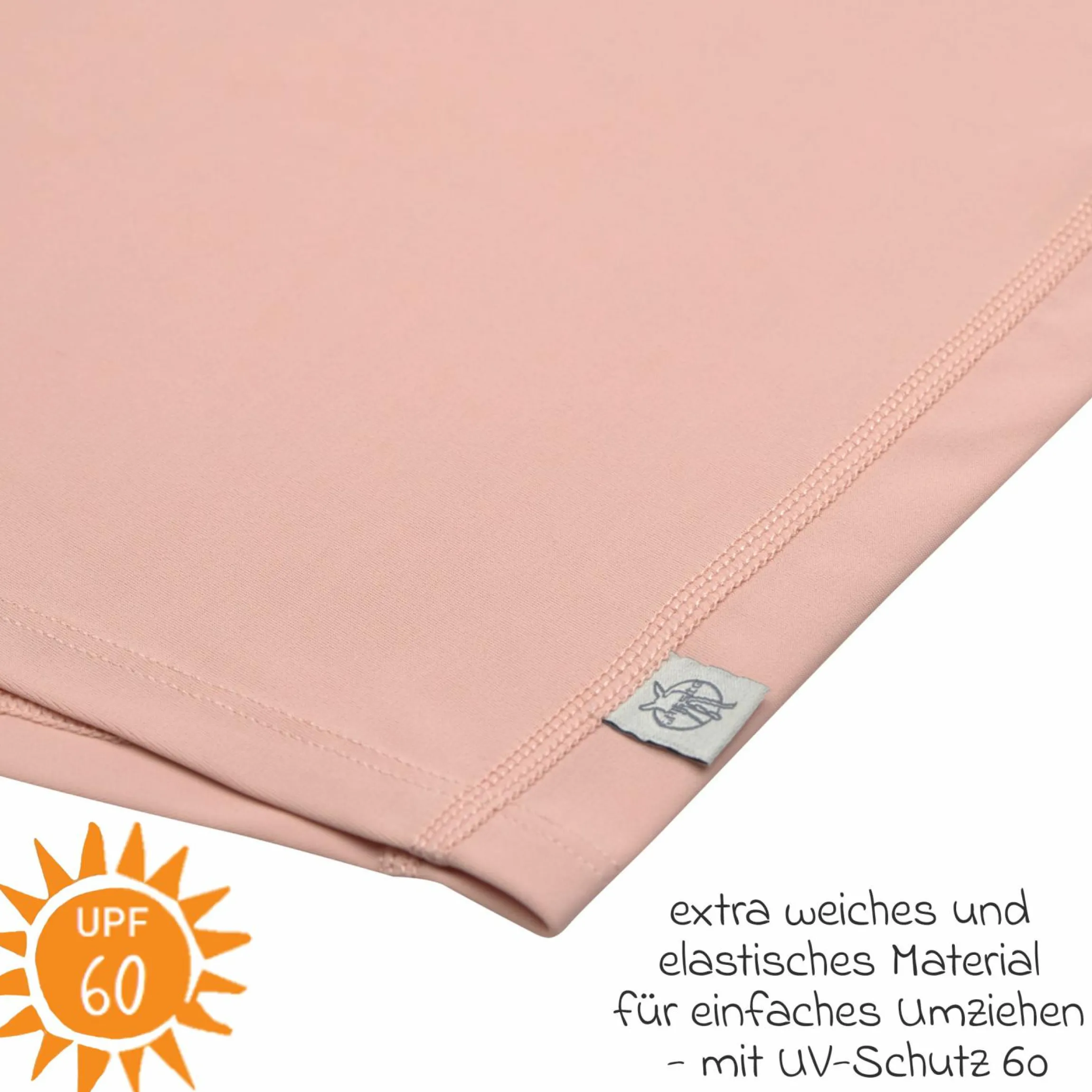 Bade-Shirt LSF Long Sleeve Rashguard - Palms - Peach - Gr. 98