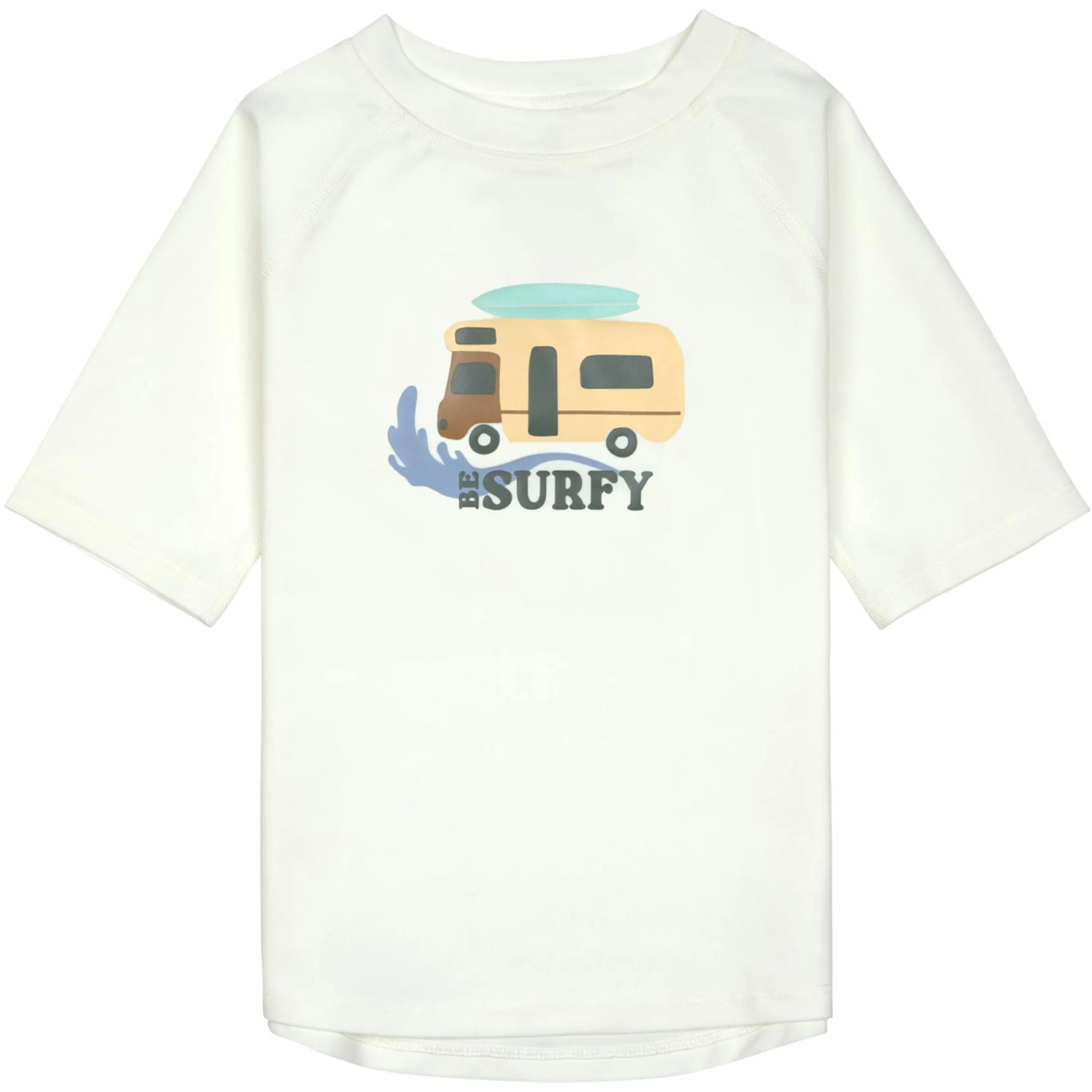 Bade-Shirt LSF Short Sleeve Rashguard - Camper - Sea Salt - Gr. 98
