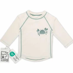 Bade-Shirt mit UV-Schutz - Krabbe - Offwhite - Gr. 98