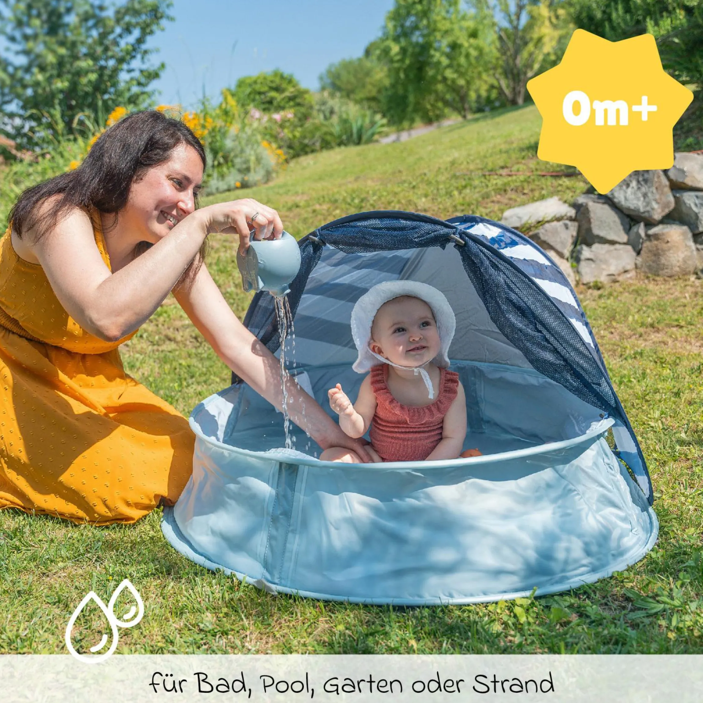 Badespielzeug Hippo Gießkanne