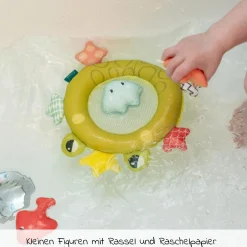 Badespielzeug Kescher Frosch mit 4 Meeresbewohnern - Plansch & Play