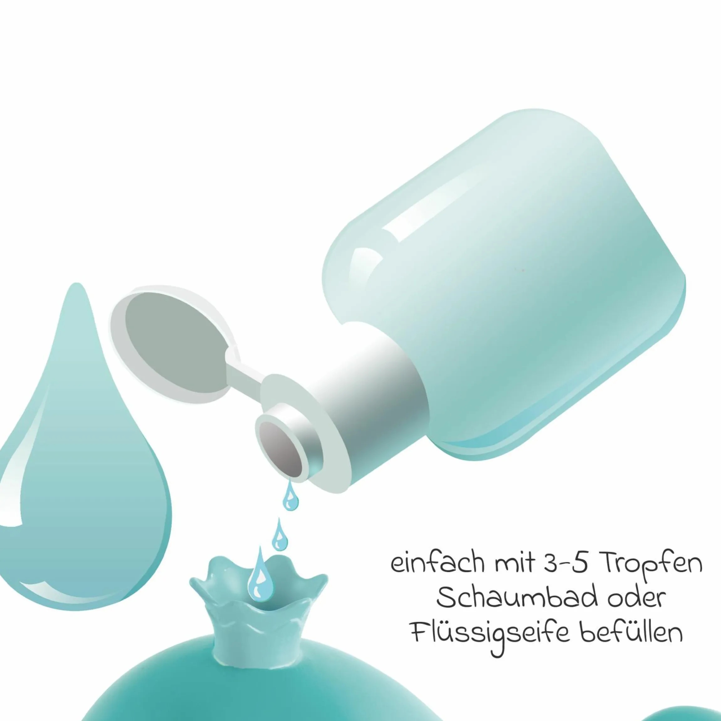 Badespielzeug Seifenblasen-Wal
