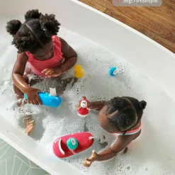 Badespielzeug Wackelfigur 2er Pack - Affe - Grau & Grün