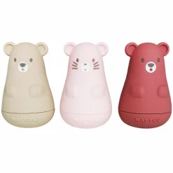 Bade-Spritzfiguren 3er Set - Bär - Pink