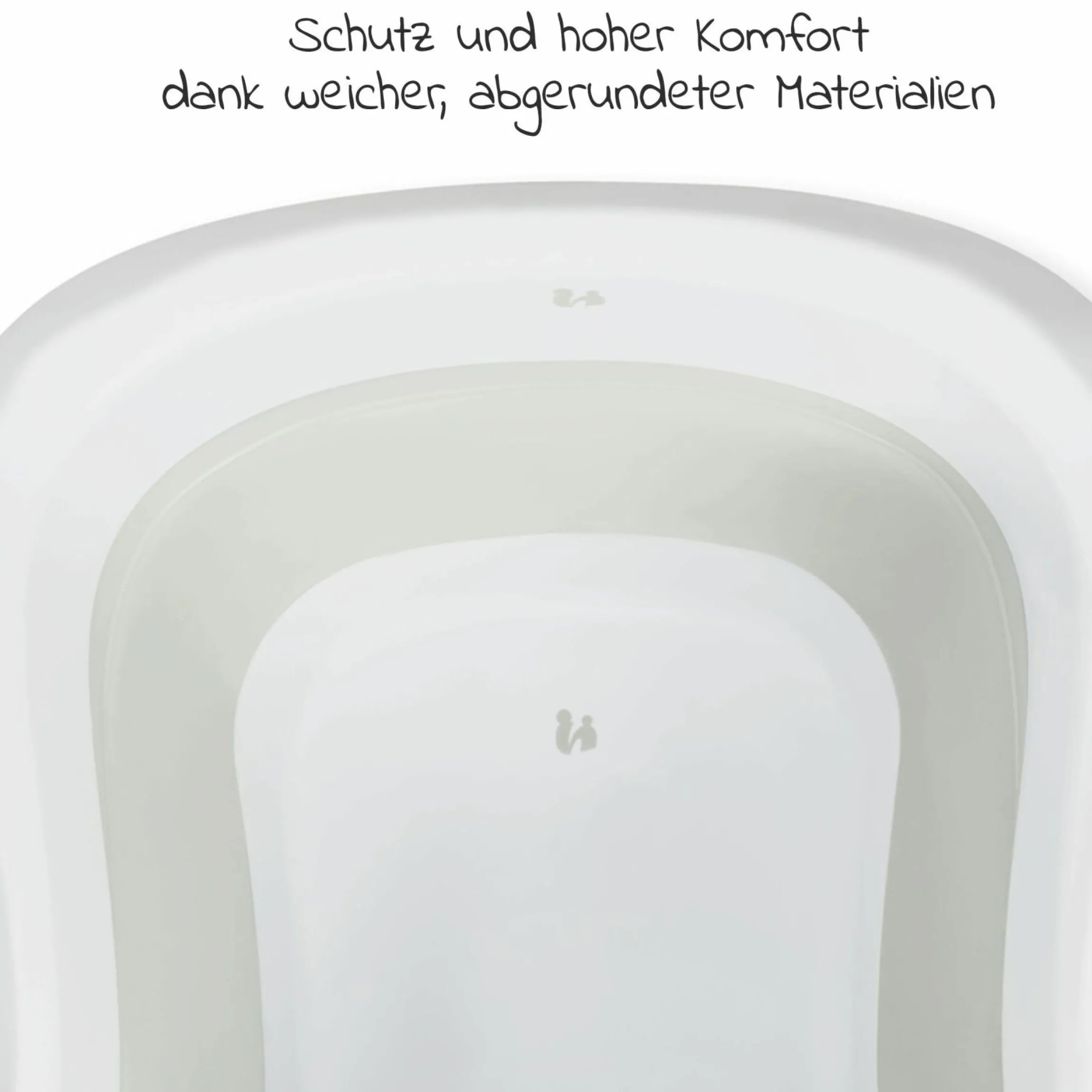 Badewanne Wash N Fold L - White / Sage - Gr. L