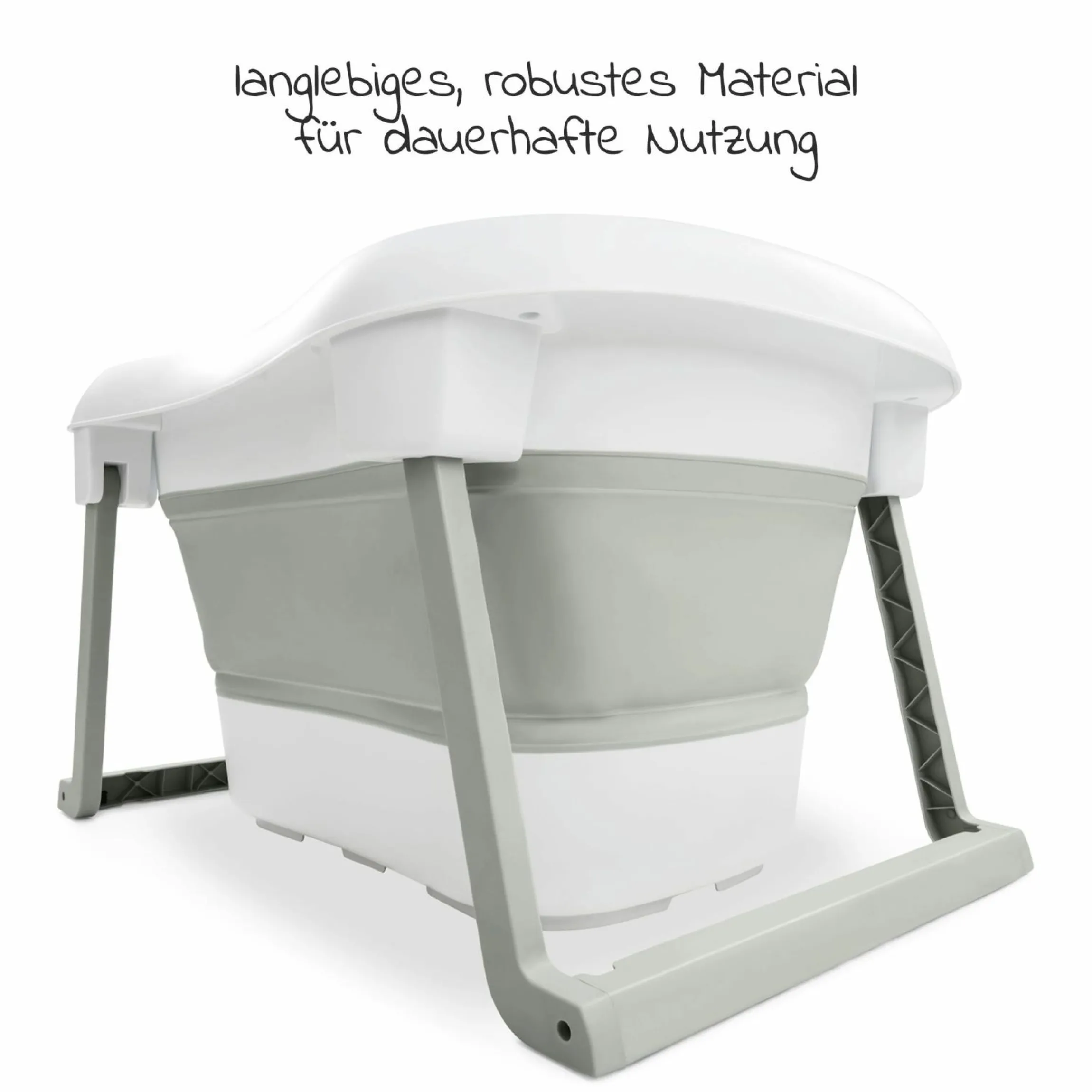 Badewanne Wash N Fold L - White / Sage - Gr. L