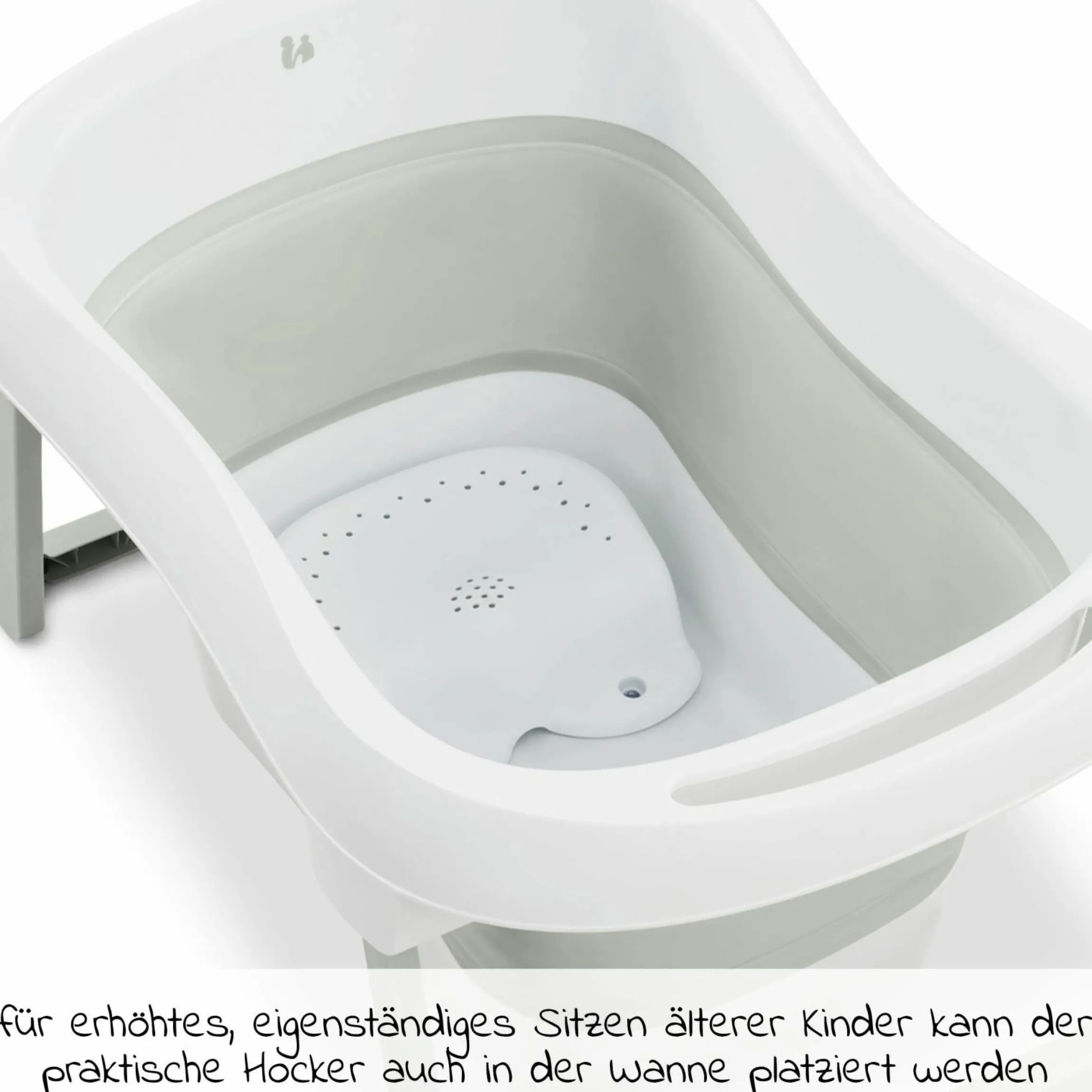 Badewanne Wash N Fold L - White / Sage - Gr. L