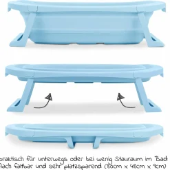 Badewanne Wash N Fold M - Light Blue