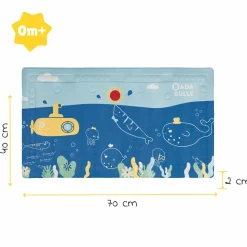 Badewannen-Matte mit Thermometer - Ocean