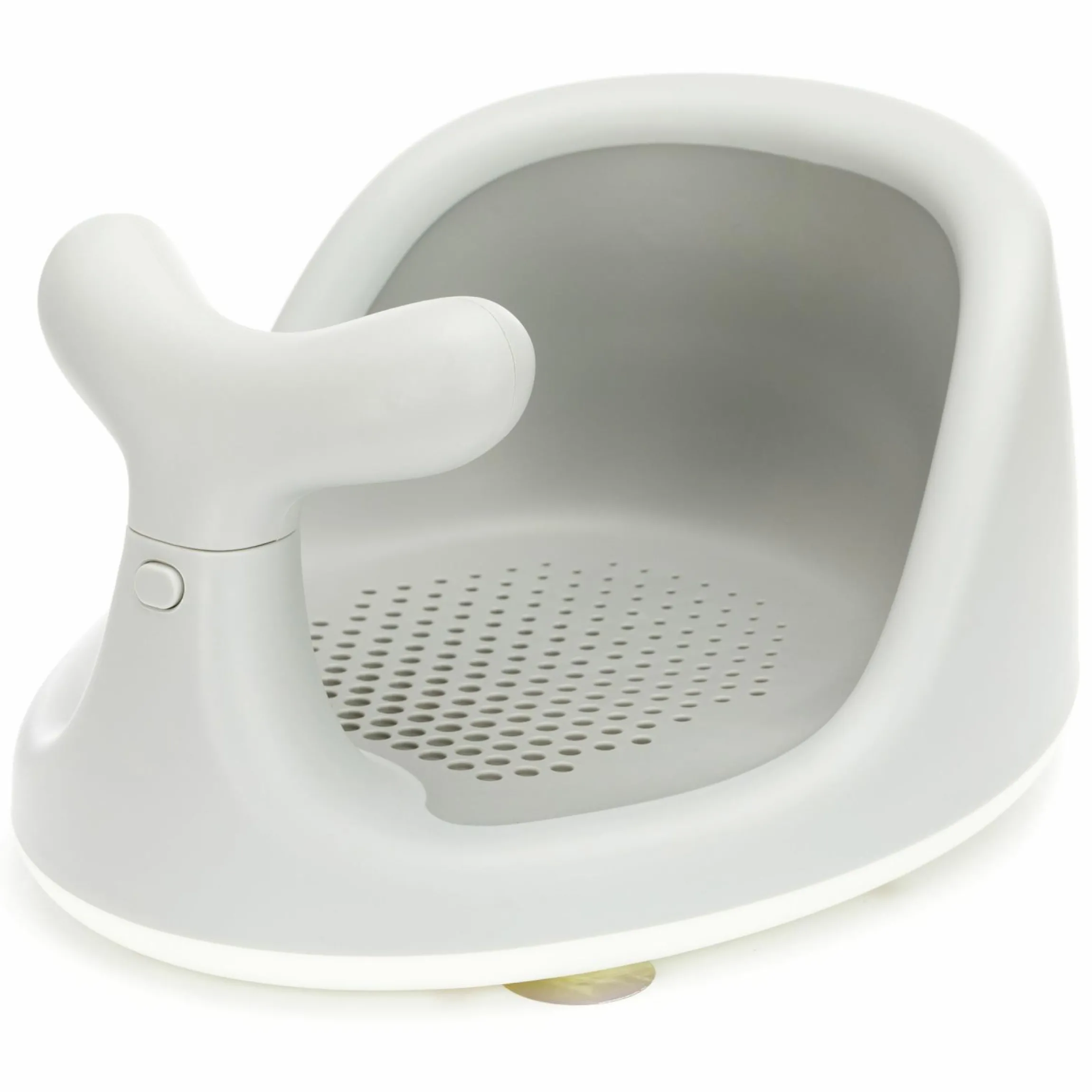 Badewannensitz Wal in ergonomischem Design mit rutschfesten Saugnäpfen - Grau